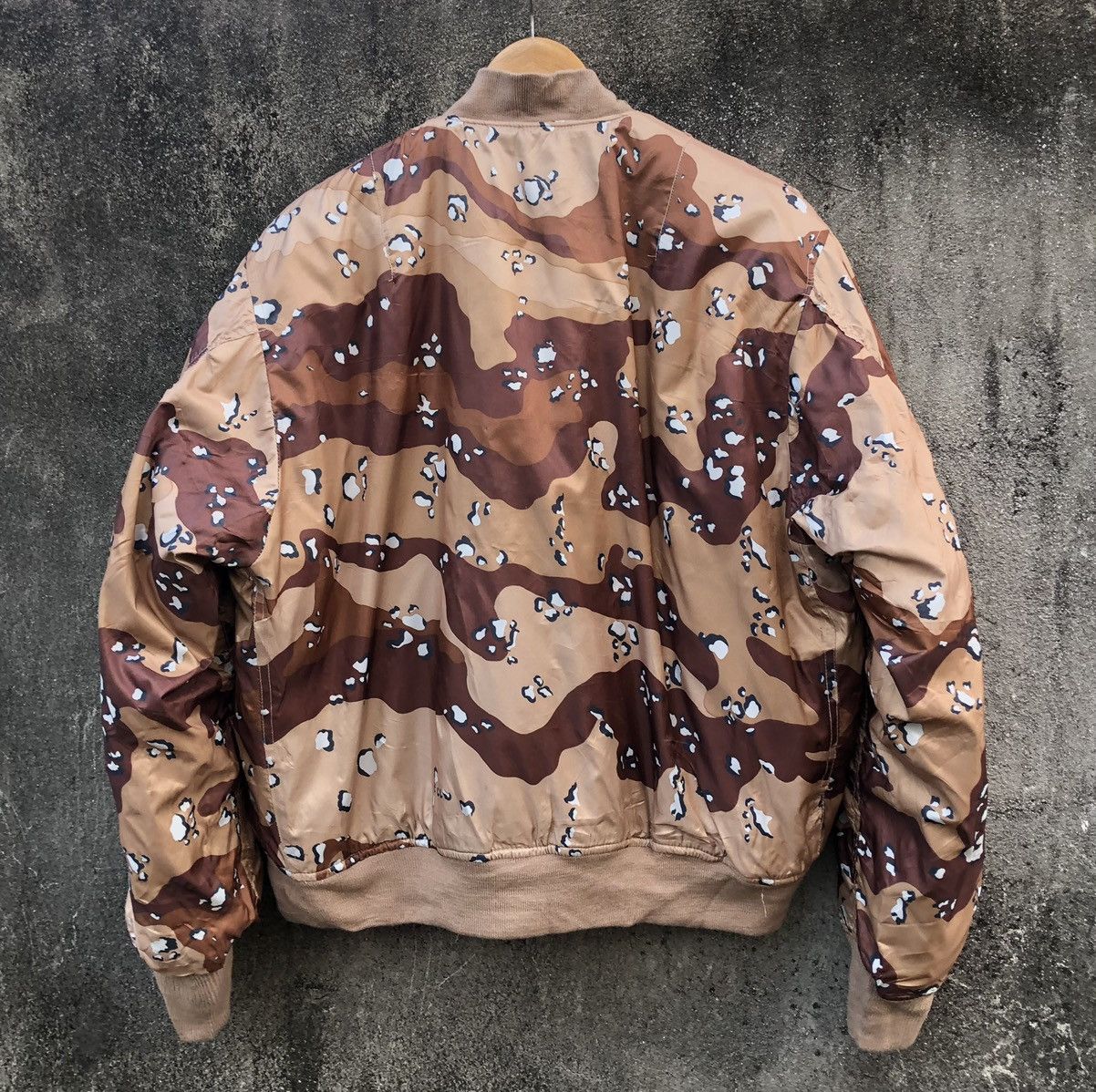 Vintage Jacket Flyer’s Man Intermediate Camo Ma-1 Bomber Jacket Size US L / EU 52-54 / 3 - 3 Thumbnail