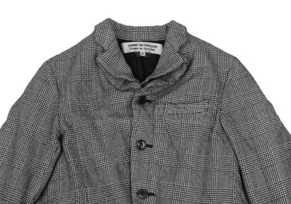 Comme des Garcons Comme Des Garcons Gray vintage houndstooth jacket top Size XS / US 0-2 / IT 36-38 - 4 Thumbnail
