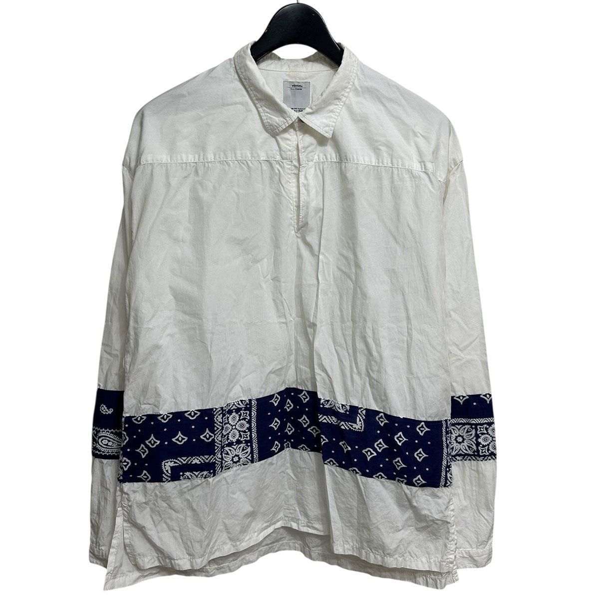Visvim Kerchief Border Tunic Shirt Size US L / EU 52-54 / 3 - 1 Thumbnail