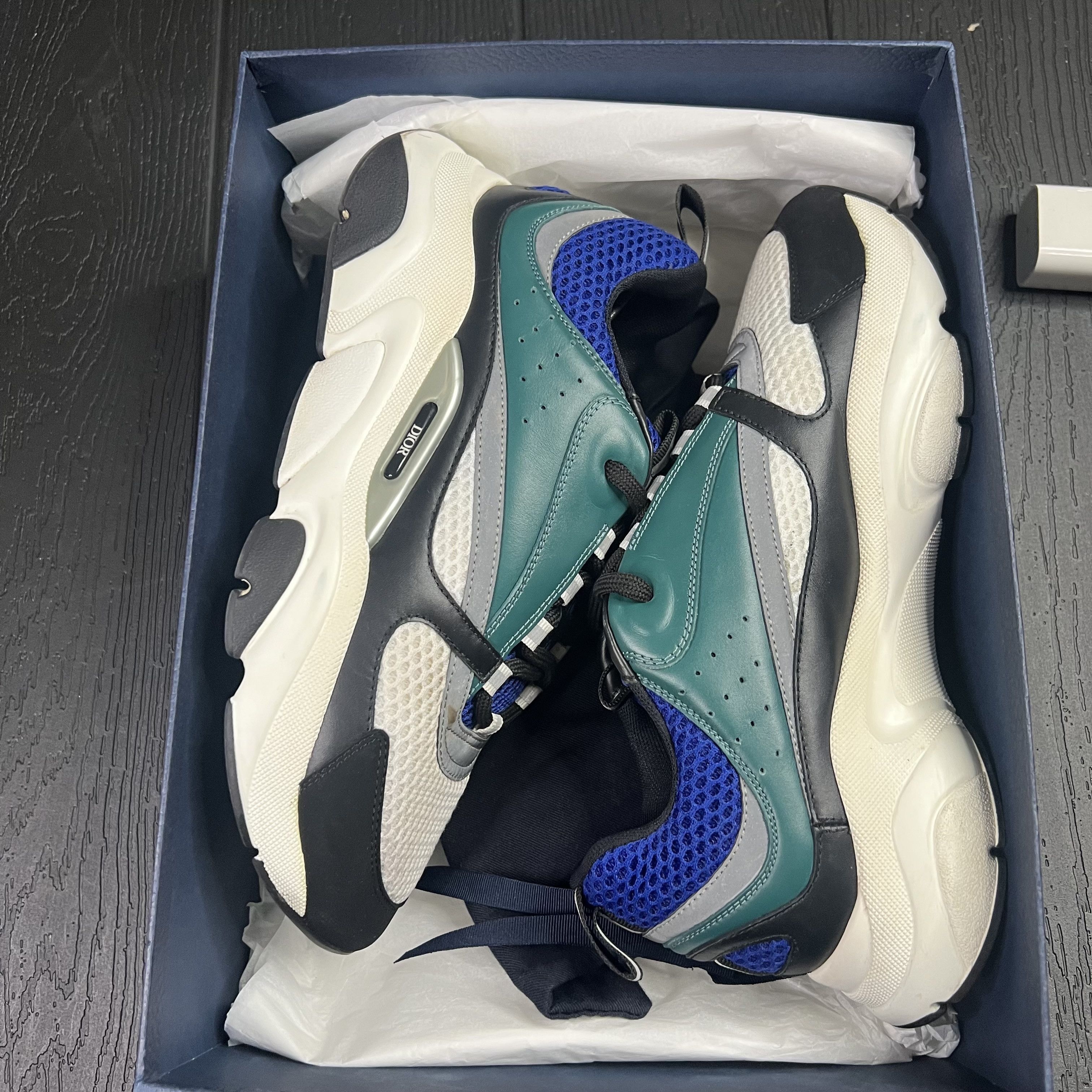 Dior Dior B22 Blue Deep Green Size US 9 / EU 42 - 13 Thumbnail