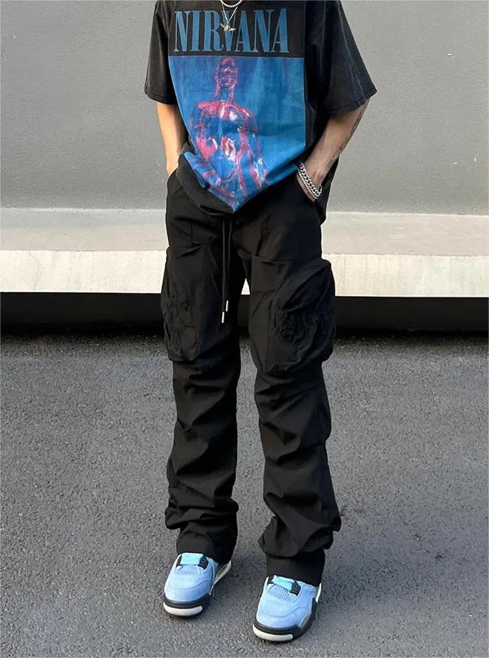 Japanese Brand × Vintage Straight leg slimming multi pocket casual pants Size US 32 / EU 48 - 2 Thumbnail