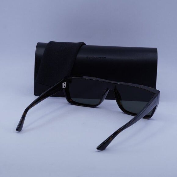 Saint Laurent Paris Saint Laurent SL 757 002 Sunglasses Havana Square Frame Size ONE SIZE - 11 Thumbnail