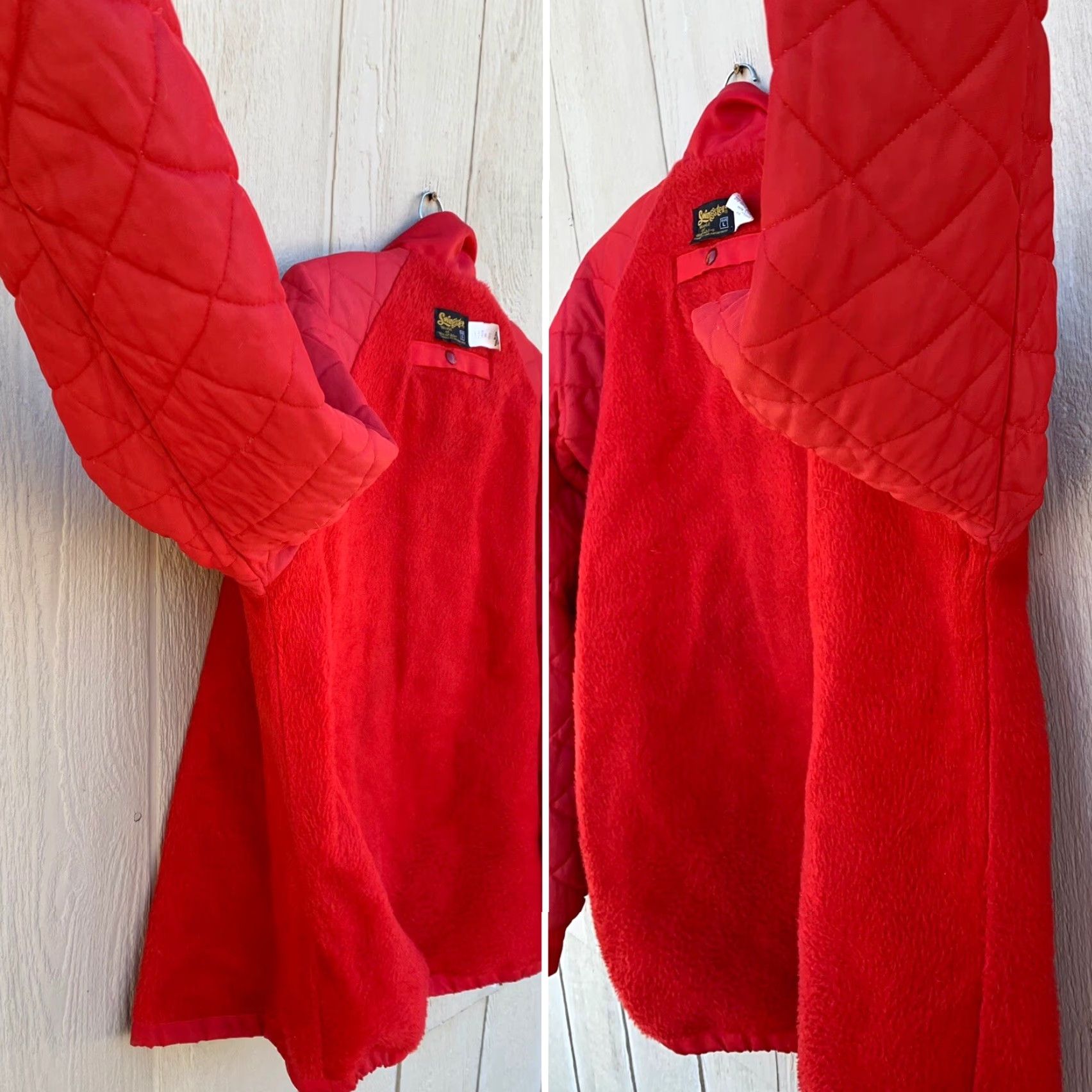 Vintage VINTAGE Swingster Nylon Jacket 7206th ABGP Transportation 80 Athens Greece Red L Mens Size US L / EU 52-54 / 3 - 7 Thumbnail