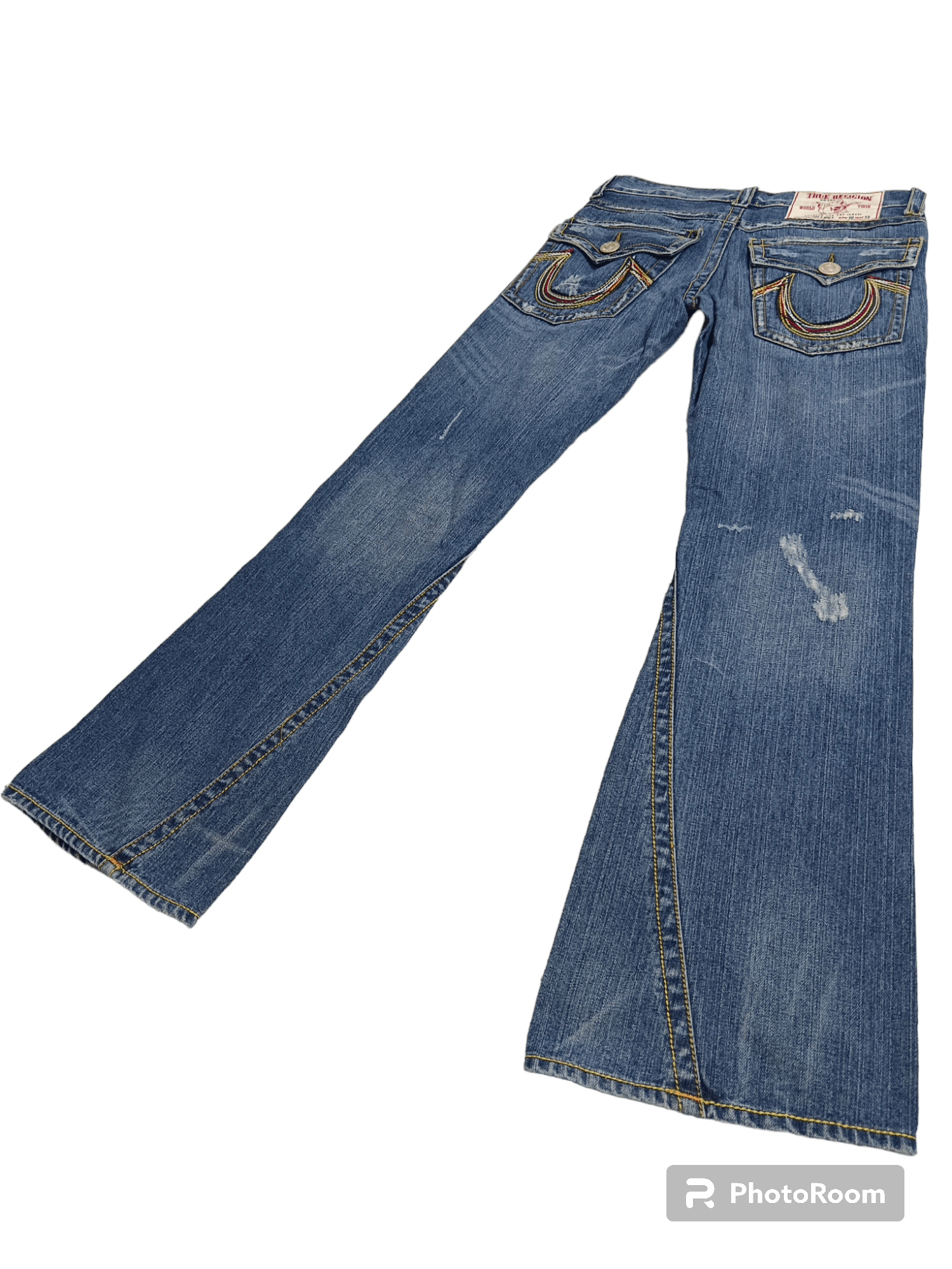 American Edition Hot🔥🔥True Religion BigT Seditionaries Super Flare Jeans Size US 30 / EU 46 - 2 Thumbnail