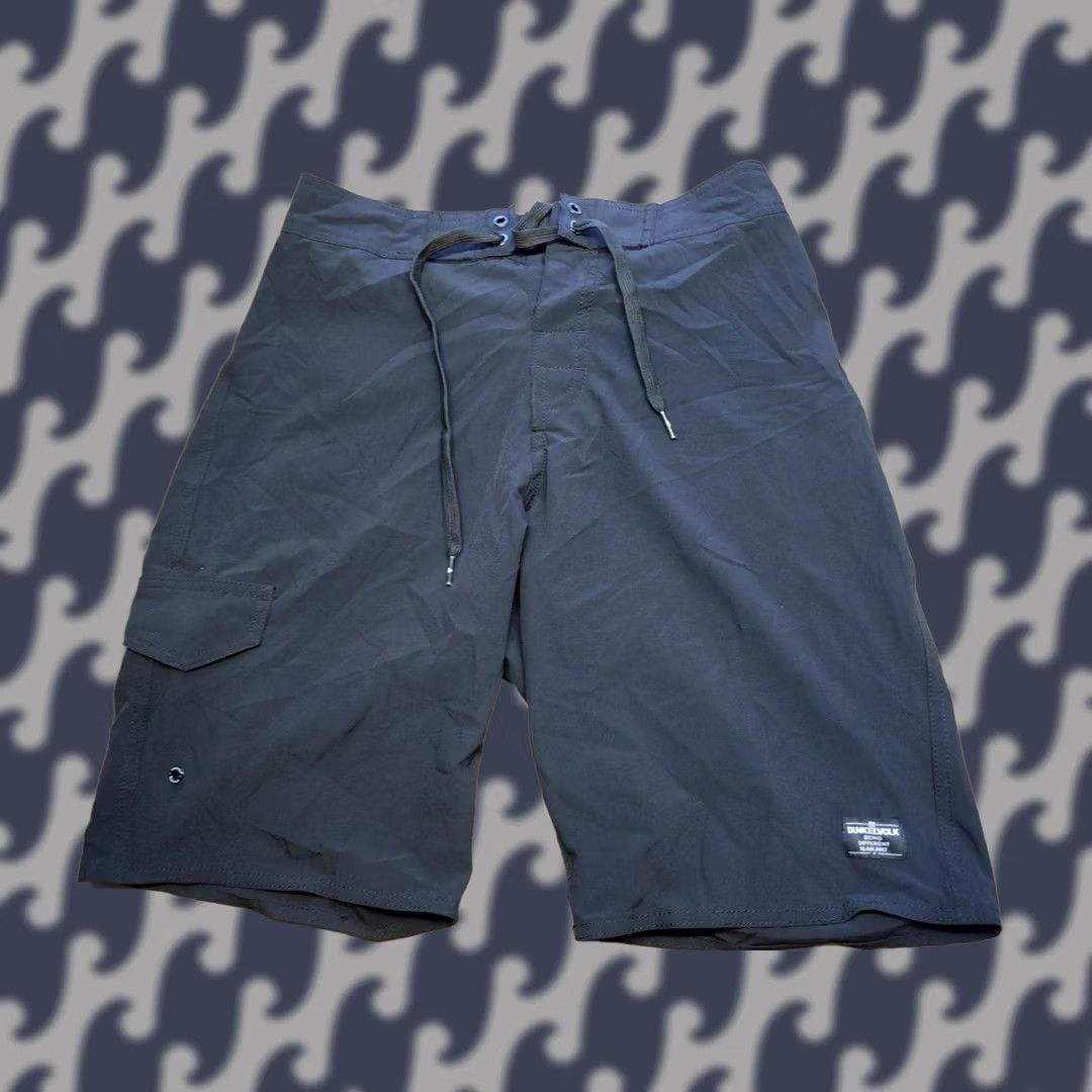 Vintage Dunkelvolk Shorts Mens Athletic Shorts Mens Size S Black Run Dry Drawstring Size US 28 / EU 44 - 1 Thumbnail