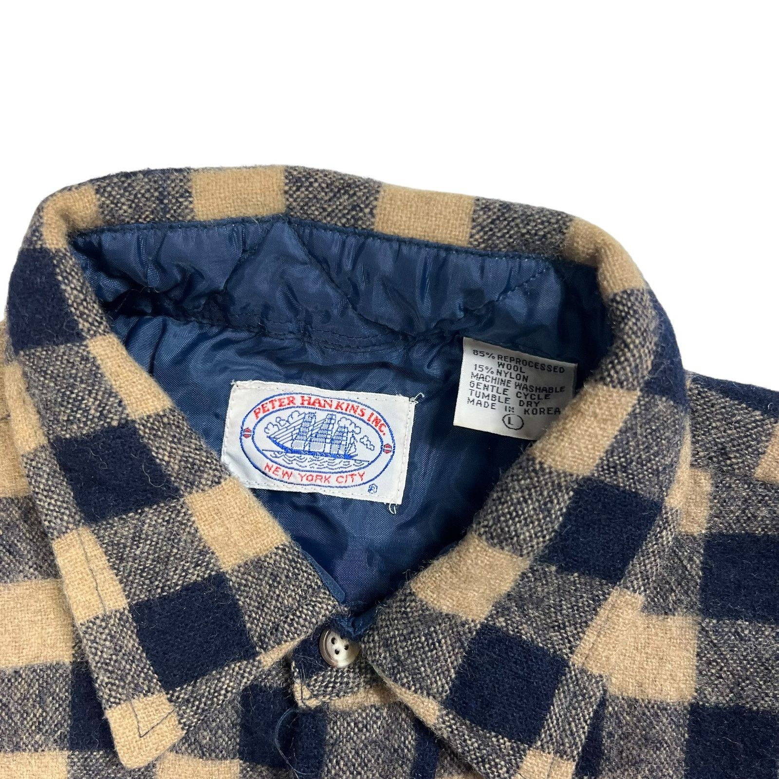 Vintage Vintage 90s Peter Hankins Inc. flannel shirt (L) Size US L / EU 52-54 / 3 - 5 Thumbnail