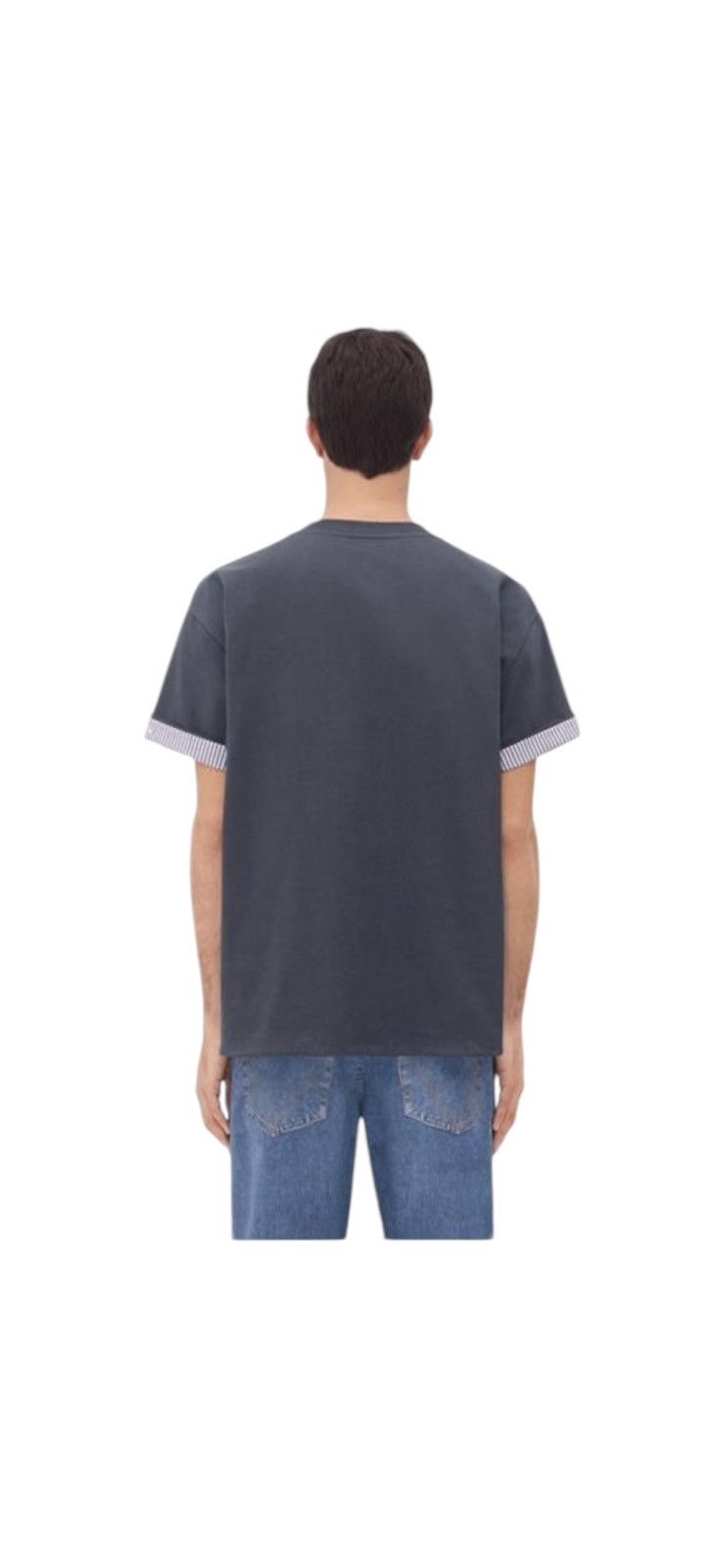 Bottega Veneta BOTTEGA VENETA DOUBLE-LAYER STRIPED COTTON T-SHIRT Size US S / EU 44-46 / 1 - 3 Thumbnail