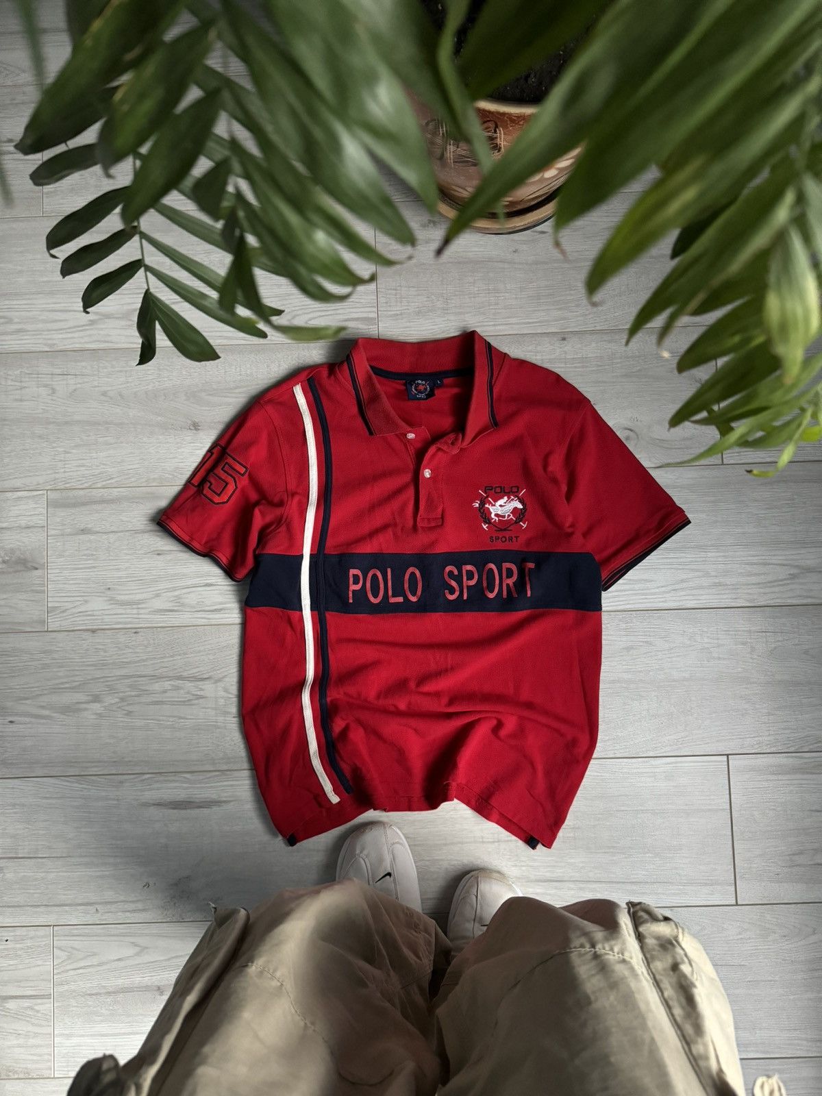 Designer × Vintage Vintage Polo Sport rugby shirt style like Polo Ralp Lauren Size US L / EU 52-54 / 3 - 1 Thumbnail