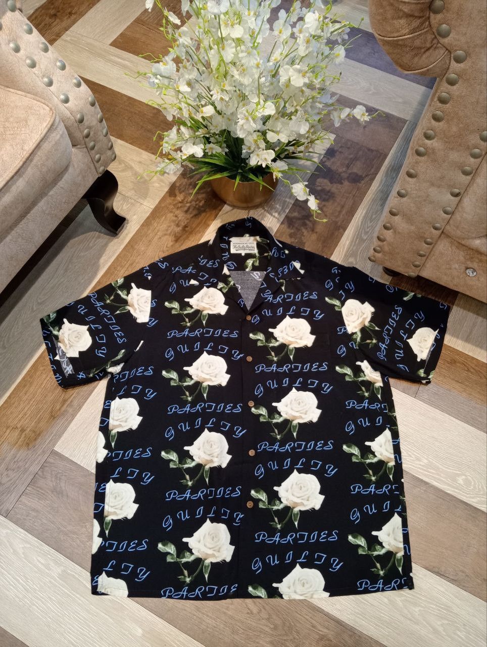 Wacko Maria THE GUILTY PARTIES WACKO MARIA ALOHA SHIRT ROSE Size US L / EU 52-54 / 3 - 2 Thumbnail