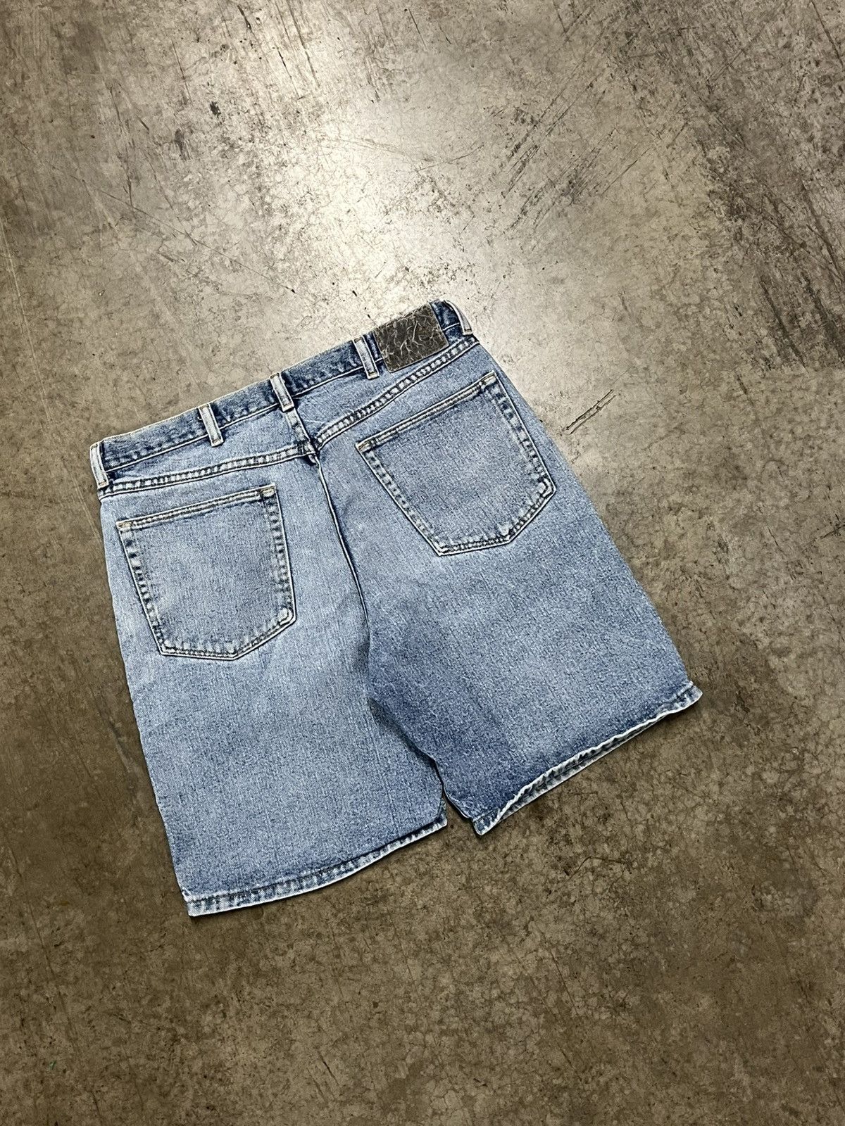 Vintage Jorts vintage baggy fit denim wash streetwear hype rare Size US 34 / EU 50 - 1 Thumbnail