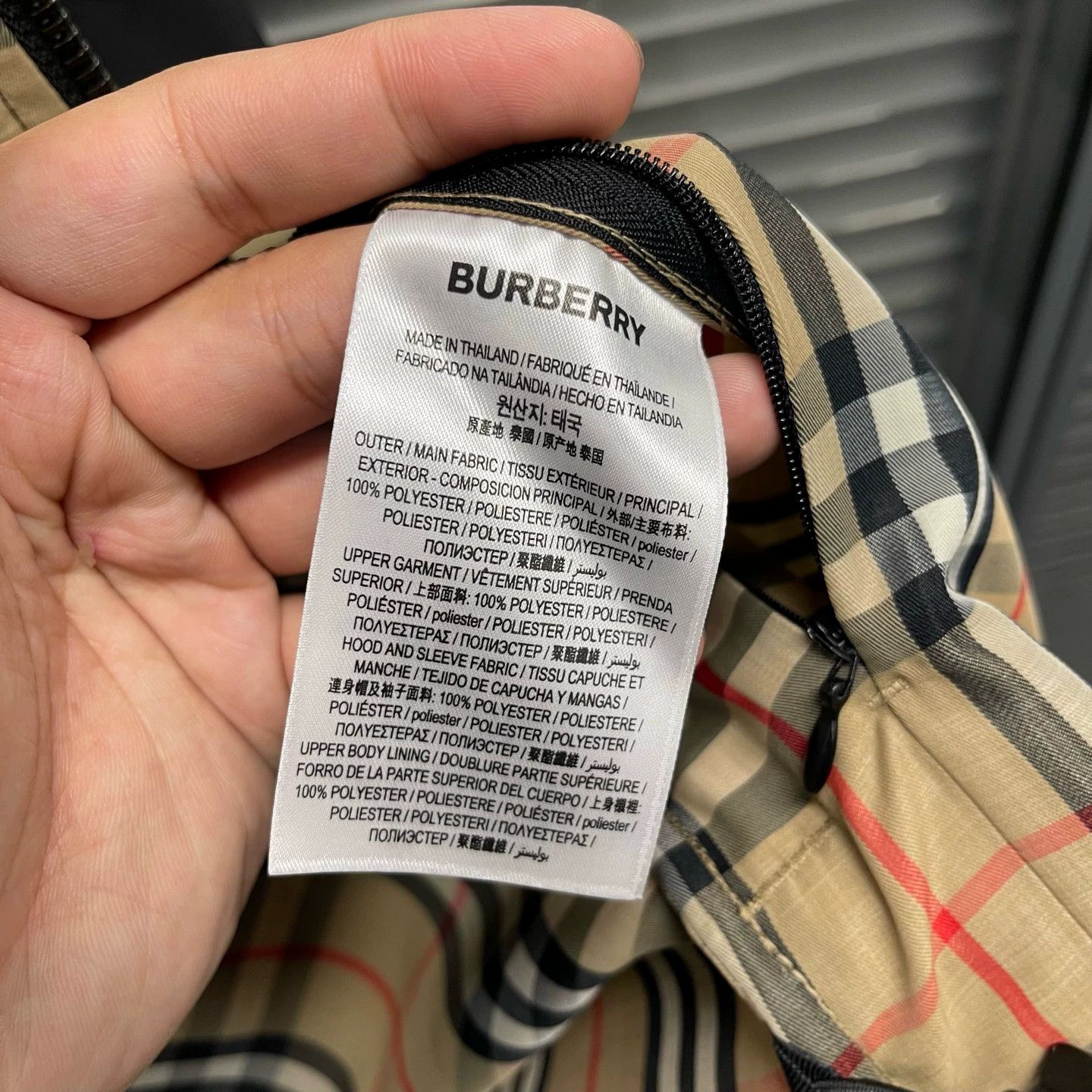 Burberry Burberry check paneled hooded jacket XL Size US XL / EU 56 / 4 - 4 Thumbnail