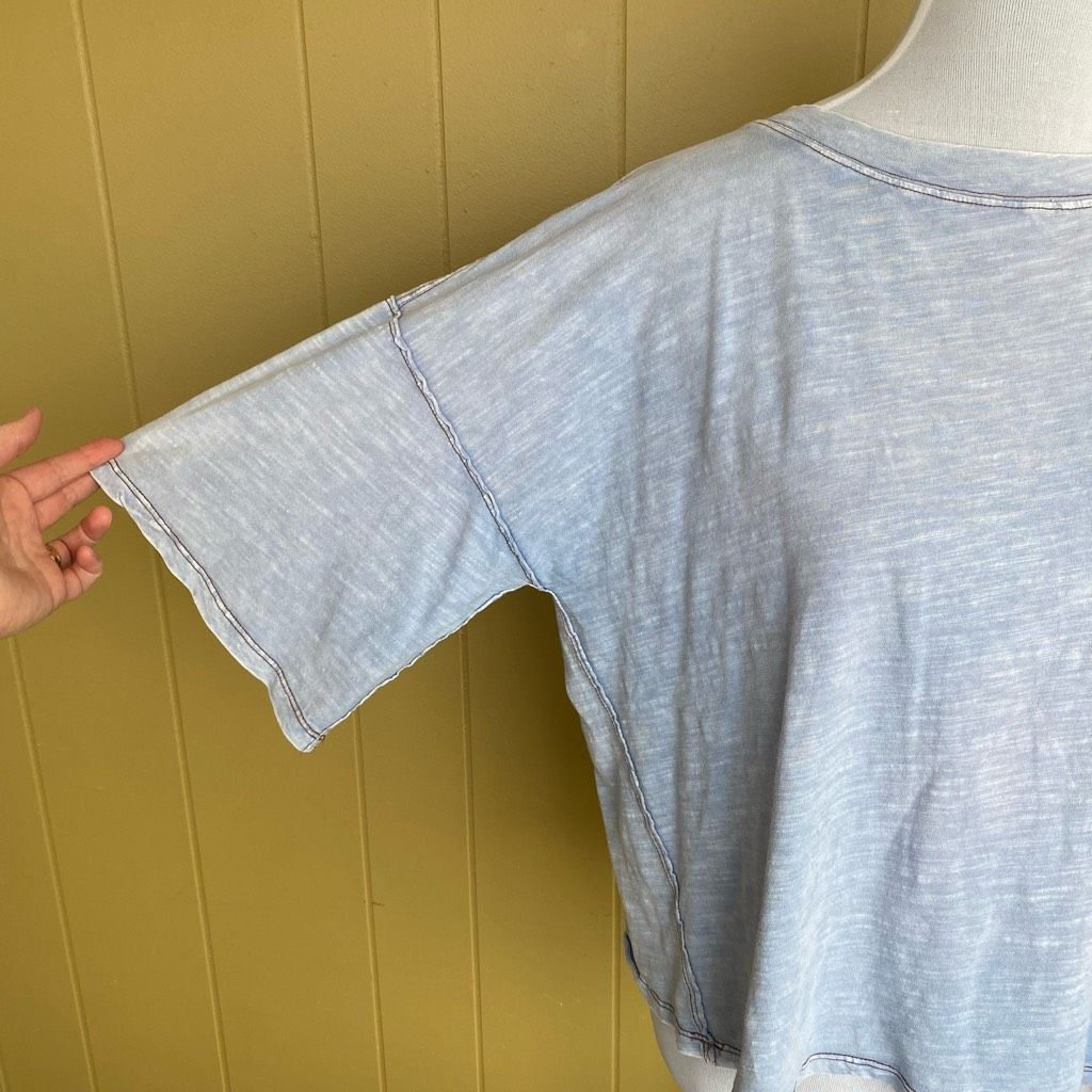 Other Mustard Seed women S Crewneck short sleeve top w/front pocke Size S / US 4 / IT 40 - 3 Thumbnail