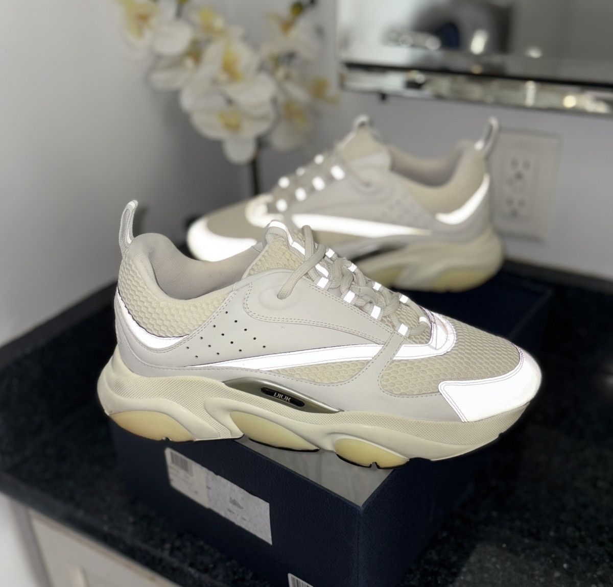 Size 10.5 - Dior B22 White for sale online | eBay