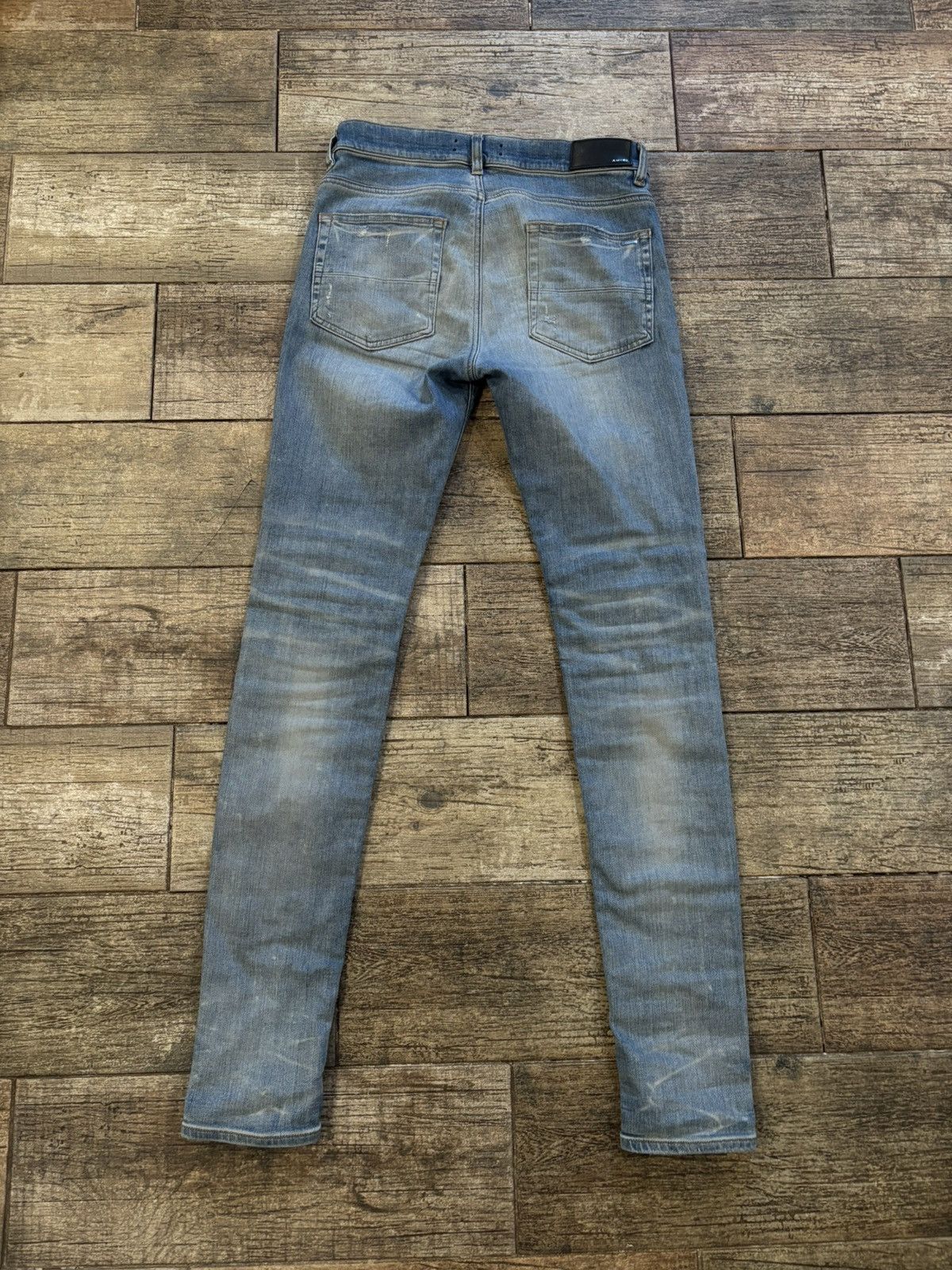 Amiri Plain Jane Lightwash Skinny Denim Size US 31 - 2 Thumbnail