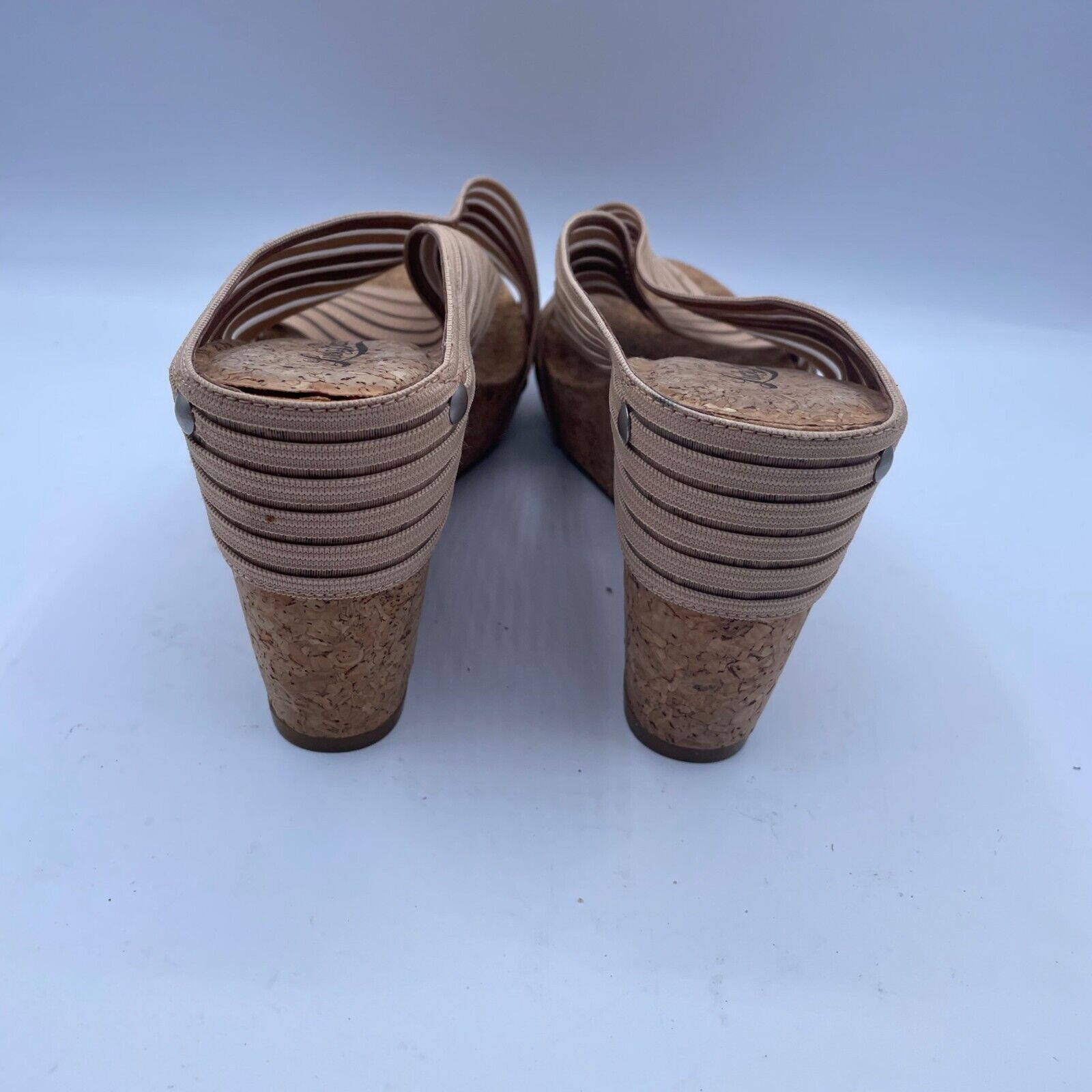 Lucky Brand Lucky Brand Miller 2 Wedge Platform Shoes Cork Sandals 8 Size US 8 / IT 38 - 4 Thumbnail
