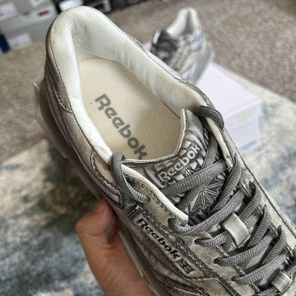 Reebok RMIA04CC99LEA0021000 REEBOK LTD CLASSiC LEATHER GRAVEL WASH Size US 10 / EU 43 - 15 Thumbnail