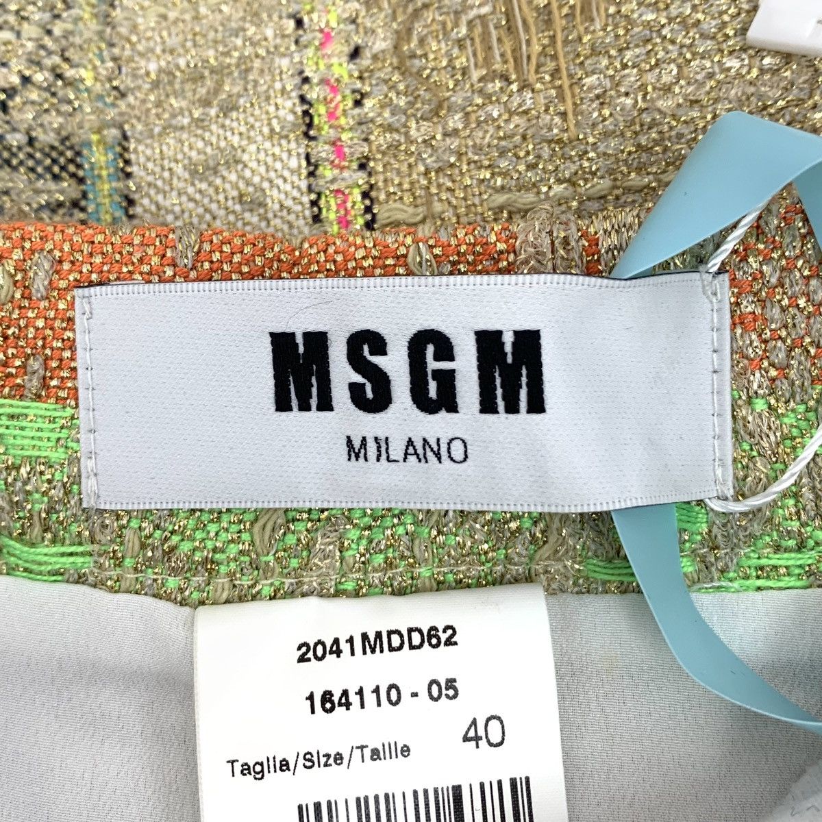 MSGM MSGM Yellow Vintage Woven Tweed Chanel-style Set Top K26WX Size M / US 6-8 / IT 42-44 - 8 Thumbnail