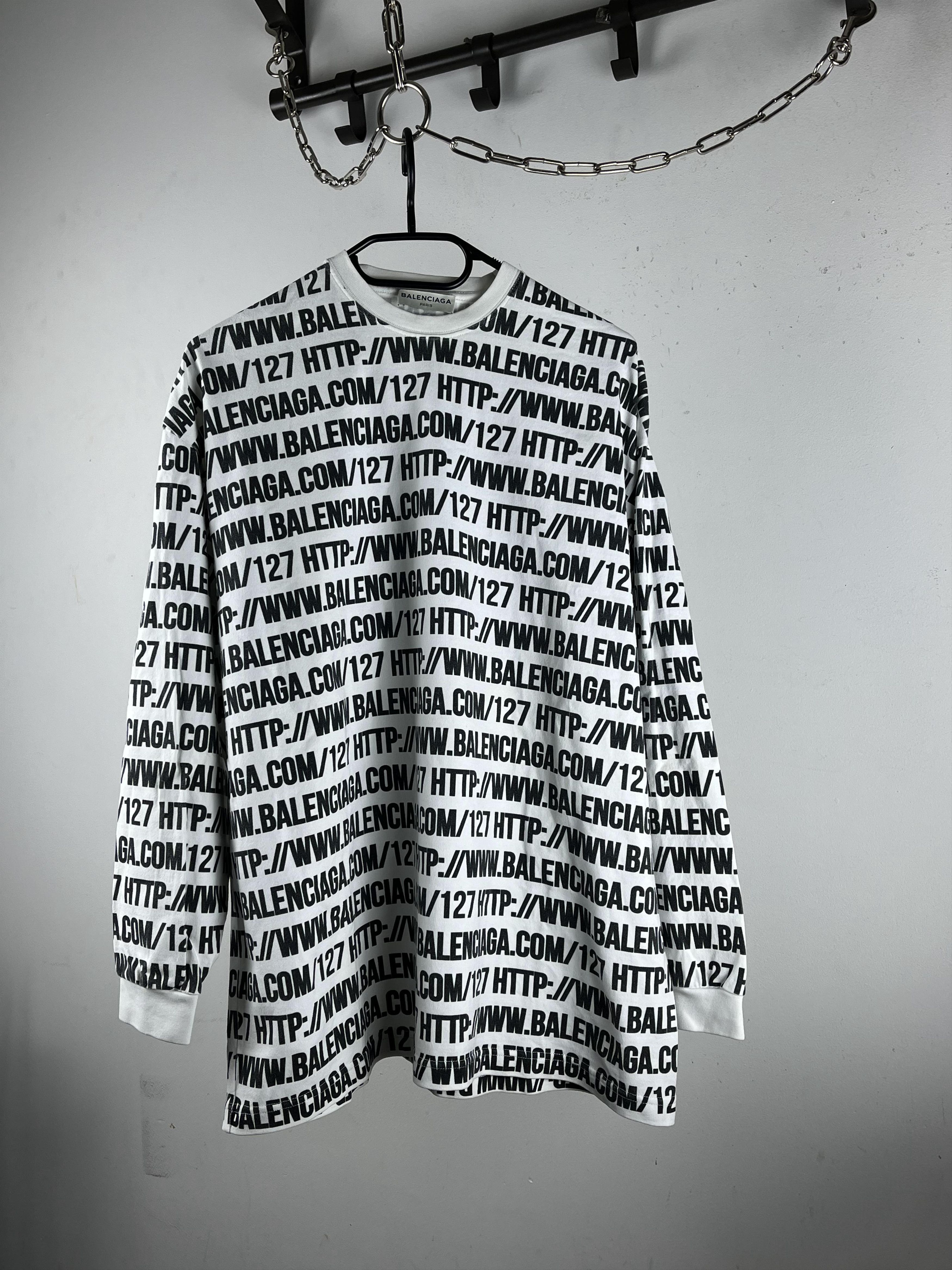 Balenciaga Balenciaga Reference HTTP Sweatshirt Size US M / EU 48-50 / 2 - 1 Thumbnail