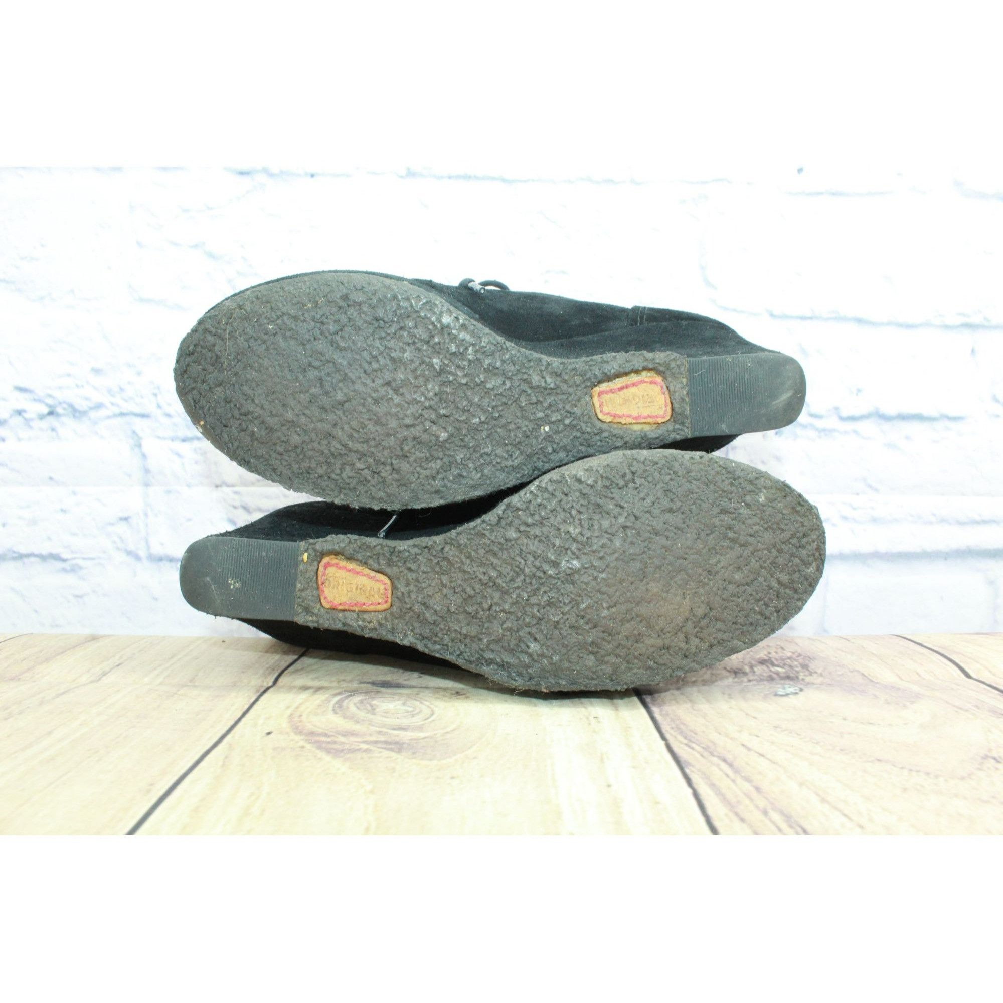 Clarks Clarks Vogue Aurora Women's Suede Wedge Ankle Booties Size US 7 / IT 37 - 9 Thumbnail
