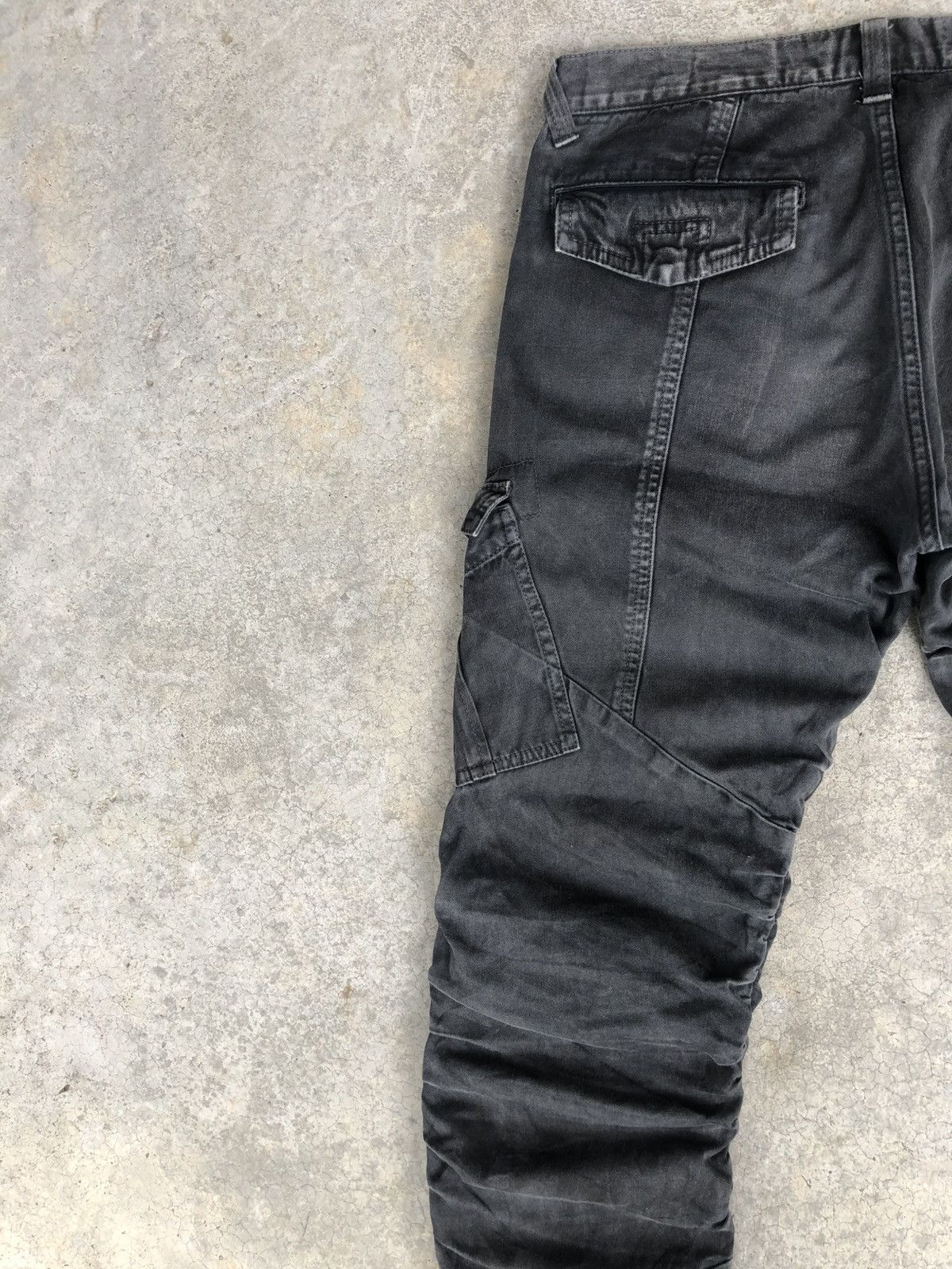 Tornado Mart Tornado Mart Cargo Pants Distressed Size US 31 - 10 Thumbnail