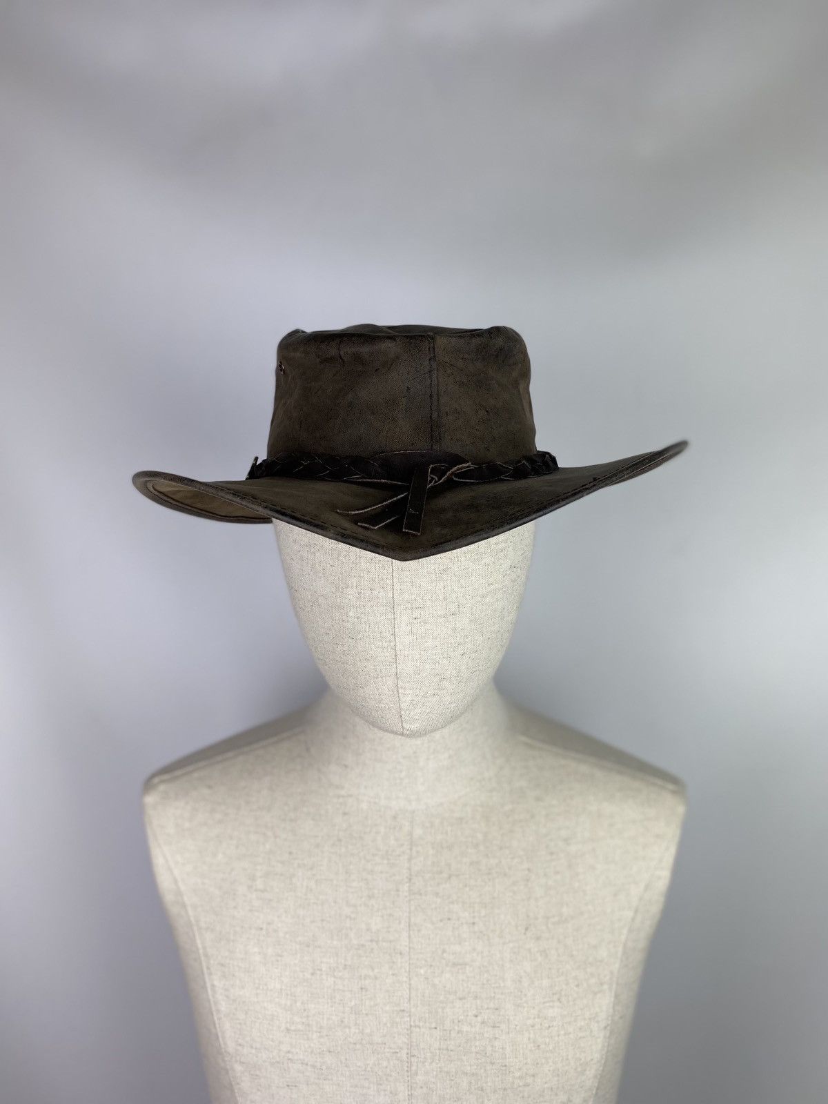 Barbour Driza Bone Australian leather hat size M Size ONE SIZE - 1 Thumbnail