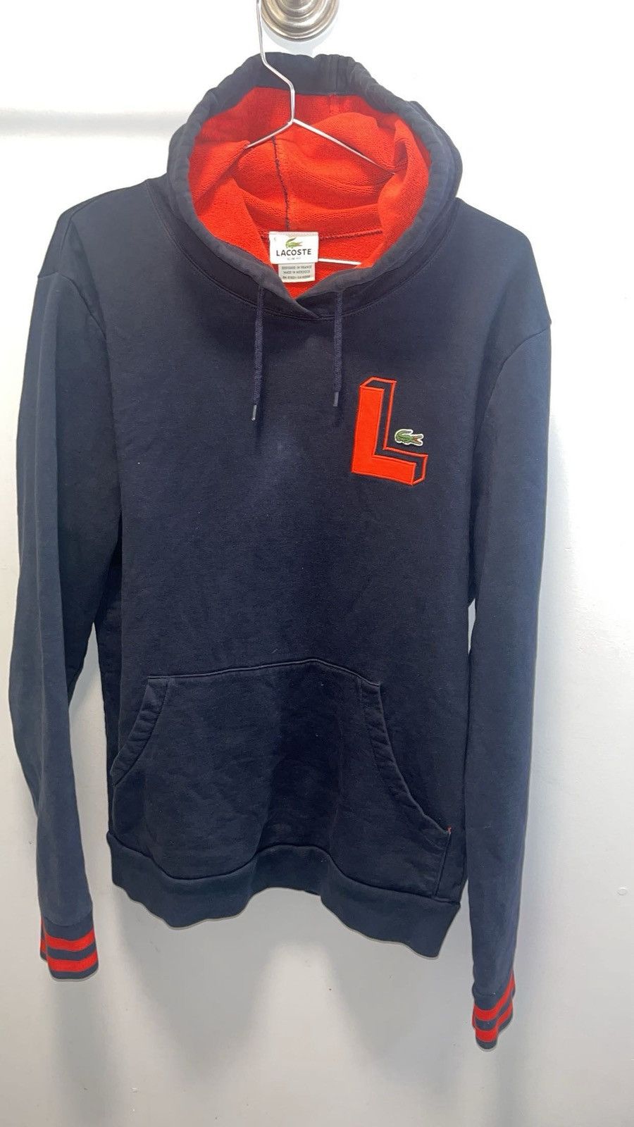 Lacoste Slim fit navy blue hoodie Size US L / EU 52-54 / 3 - 1 Thumbnail