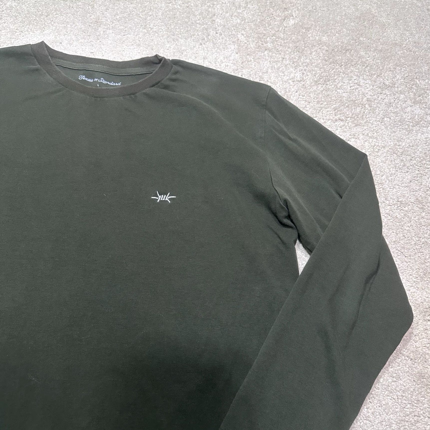 Vintage Texas Standard Shirt Mens Large Green Longsleeve USA Cowboy Texas Size US L / EU 52-54 / 3 - 3 Thumbnail