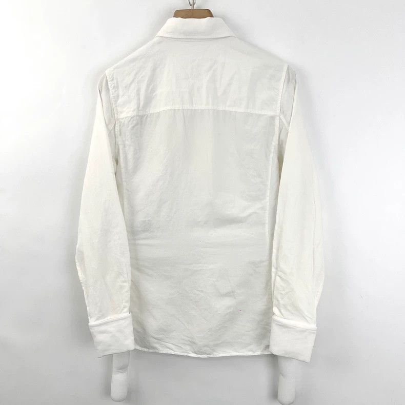 Saint Laurent Paris Saint Laurent ParisEmbroidered logo shirt with pocket shir Size XXS / US 00 / IT 34 - 2 Thumbnail