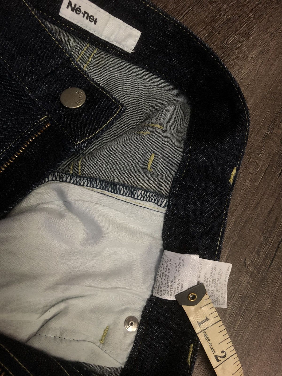 Issey Miyake × Ne-Net × Vintage Ne-net Issey Miyake Denim Jeans Japanese Designer Size 28" / US 6 / IT 42 - 16 Thumbnail