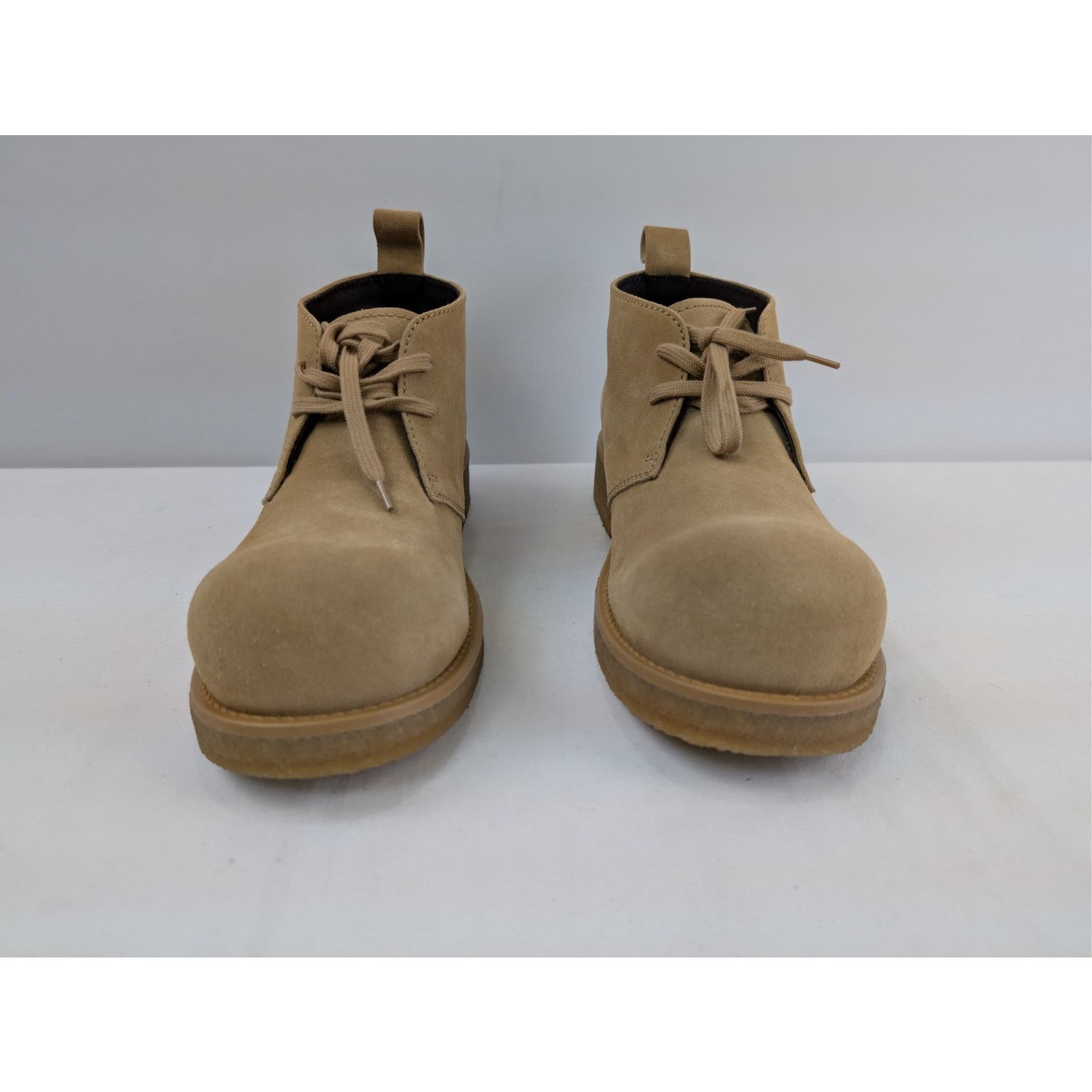Bottega Veneta o1rshd1 Deep NuBuck Helium Ankle Boot in Camel Size US 10 / EU 43 - 8 Thumbnail