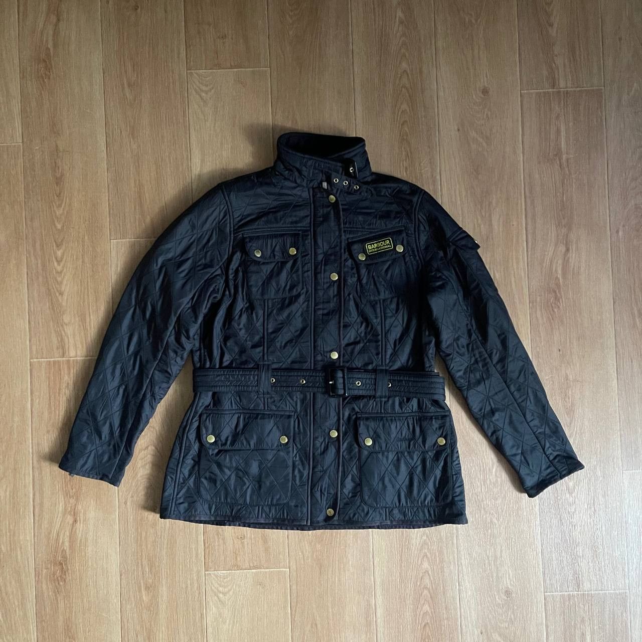 Barbour × Vintage Women’s Quilted Bomber Jacket Barbour International Size 12 Size XL / US 12-14 / IT 48-50 - 2 Thumbnail