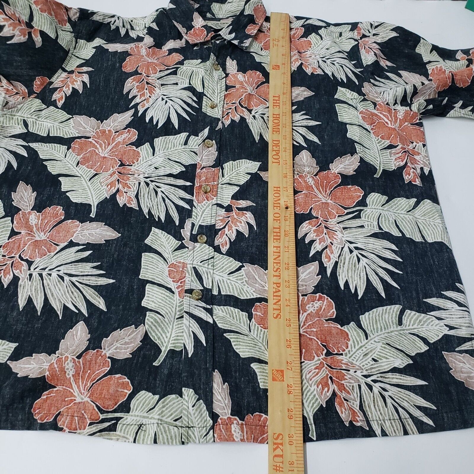 Designer Cooke Street Hawaiian Floral Shirt Mens Size XL Reverse Size XL / US 12-14 / IT 48-50 - 8 Thumbnail