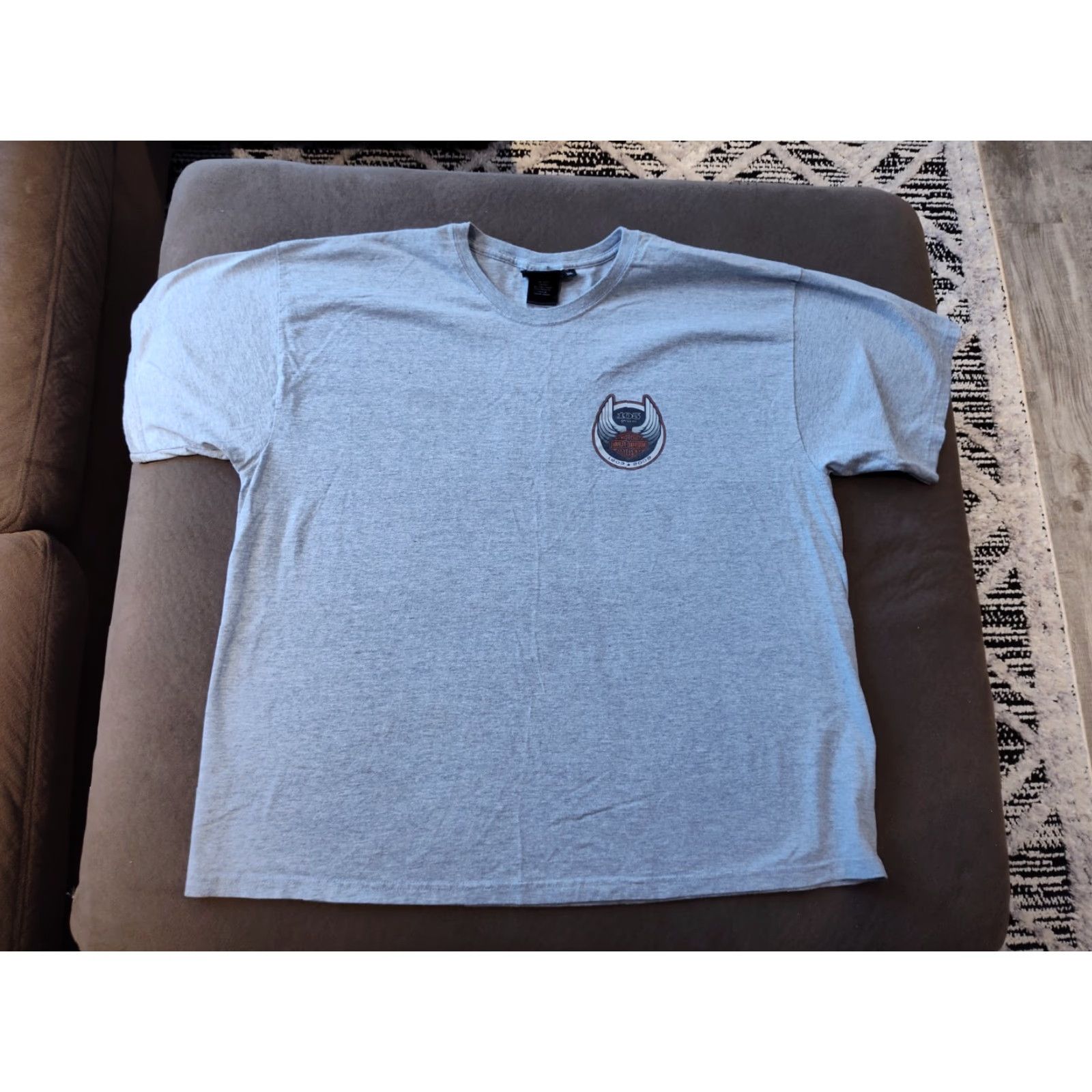 Harley Davidson VINTAGE Harley-Davidson T-Shirt 105 Years Gray 3XL American Classic USA Made Unisex Size US XXL / EU 58 / 5 - 3 Thumbnail