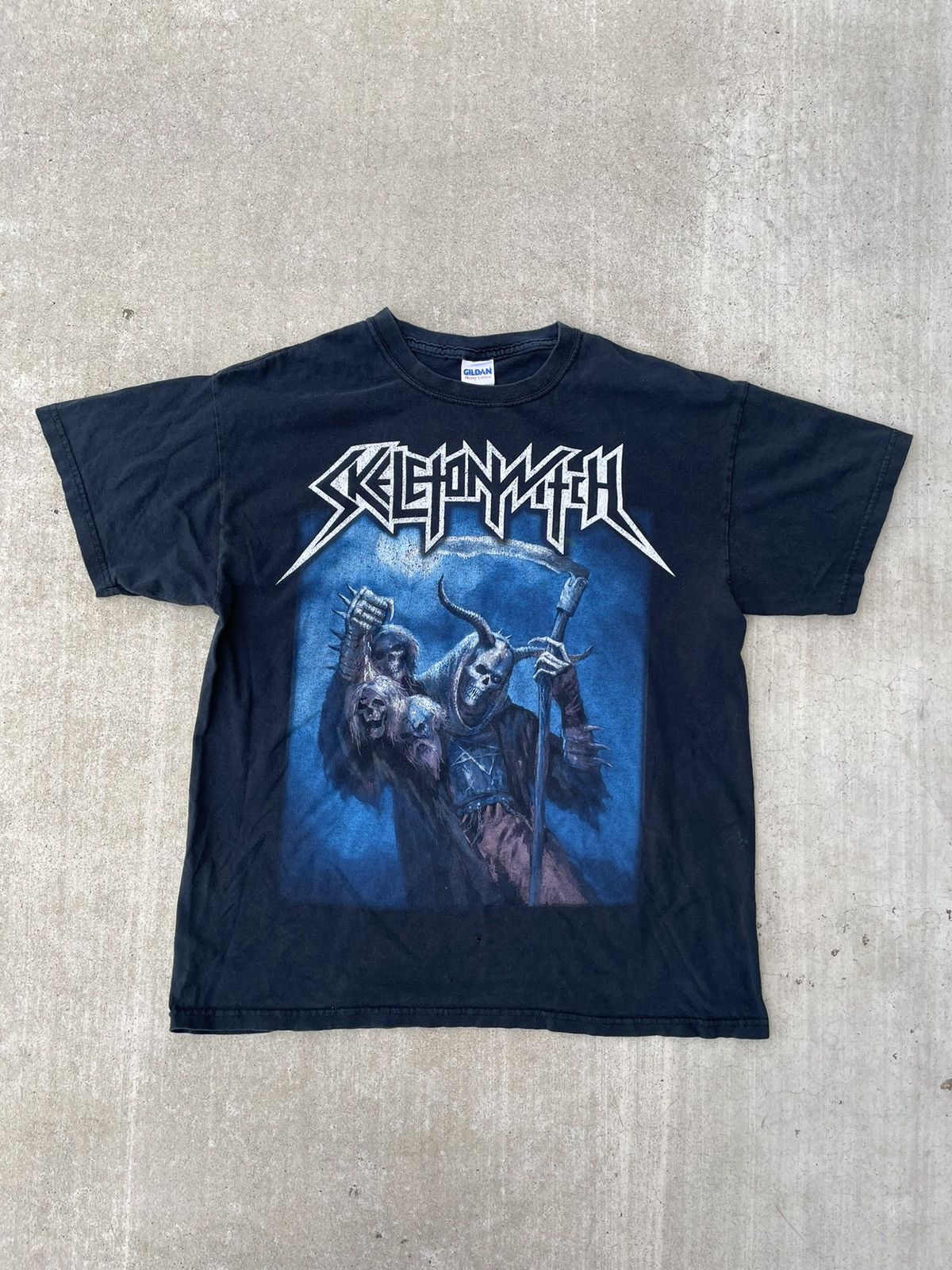 Band Tees × Streetwear × Vintage Vintage 00s Skeleton Witch Band T ...