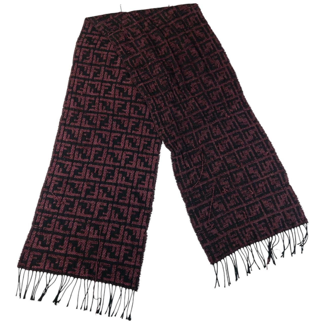 Fendi Vintage Fendi Monogram Tassel Scarf Size ONE SIZE - 5 Thumbnail