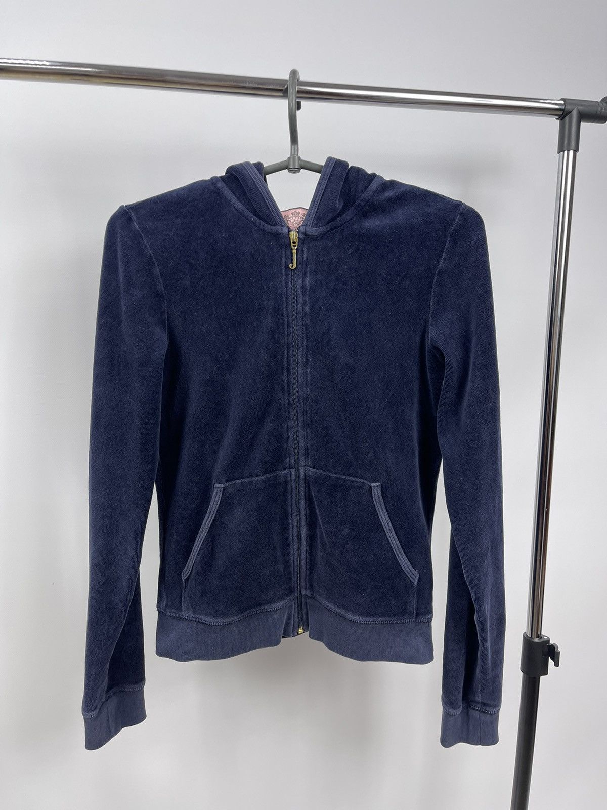 Juicy Couture Juicy Couture Full Zip Long Sleeve Hoodie Blue Size S Women Size S / US 4 / IT 40 - 2 Thumbnail