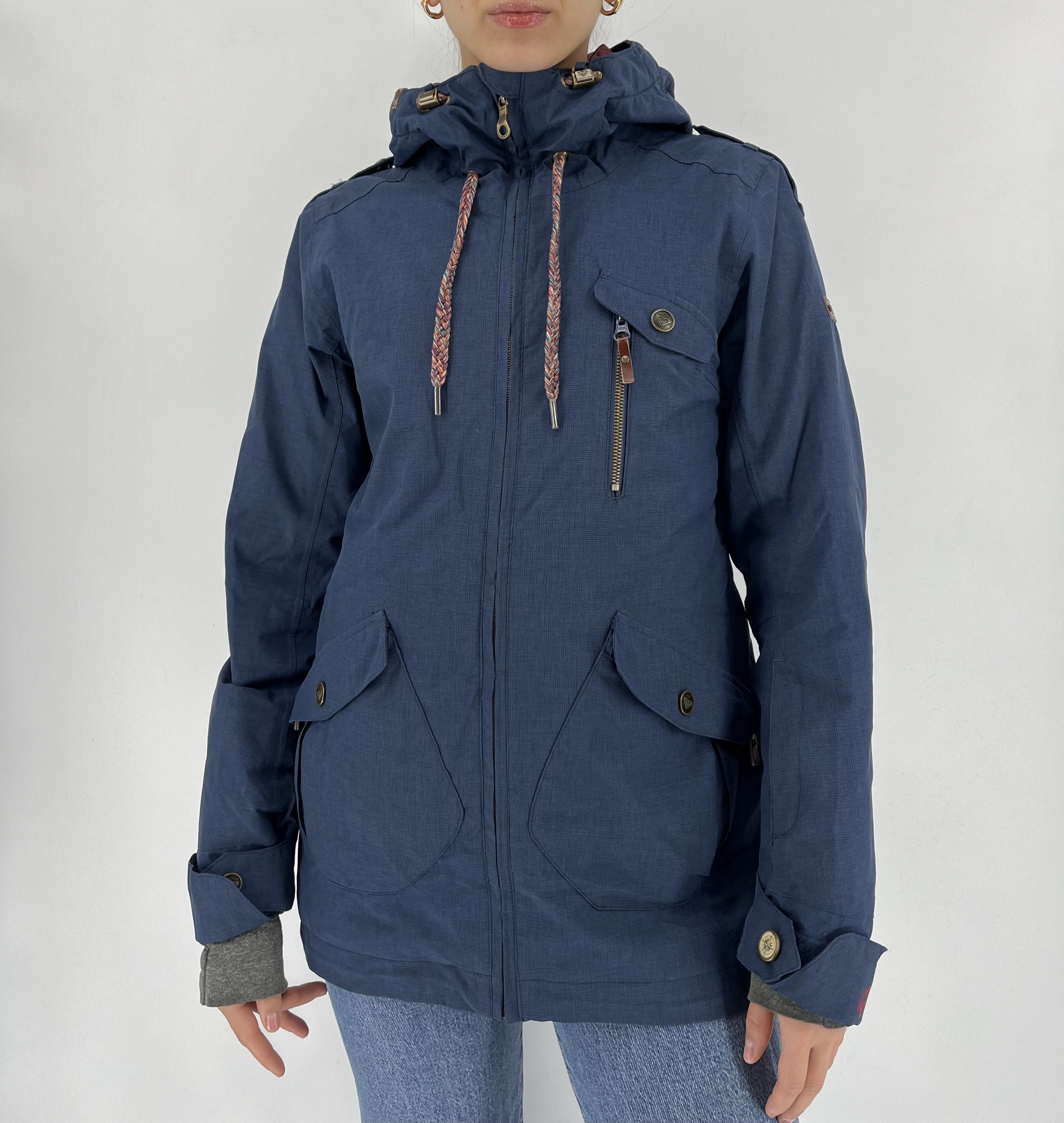 Quiksilver × Vintage Vintage 90s Roxy Quicksilver Jacket pull over ski jacket Size XS / US 0-2 / IT 36-38 - 1 Thumbnail