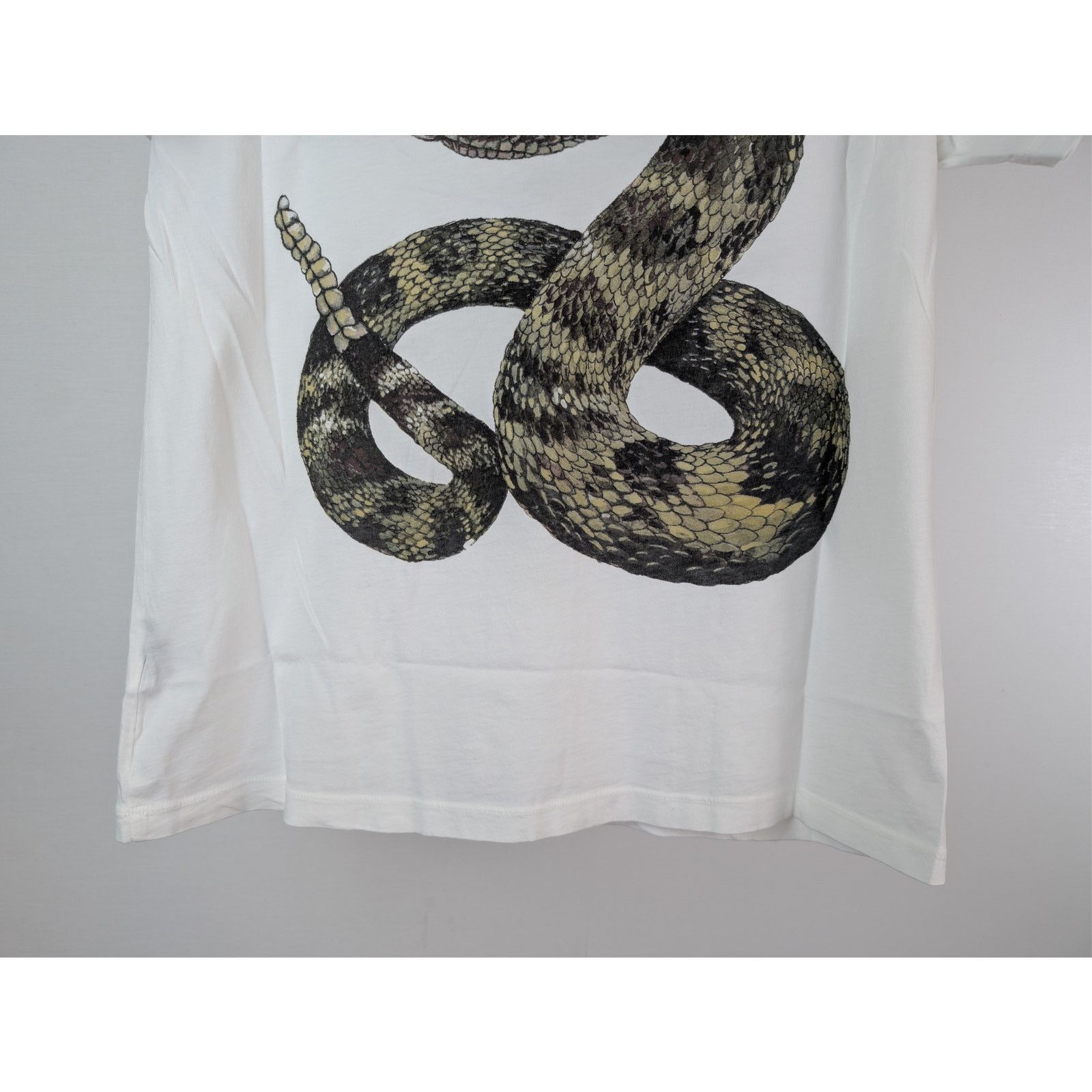 Amiri o1rshd1 Amiri Snake Tee T-Shirt in White Size US XS / EU 42 / 0 - 12 Thumbnail