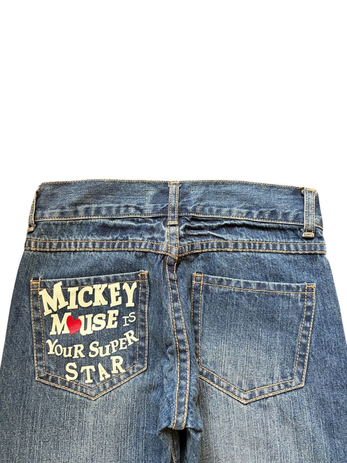 Disney Vintage Disney Patches And Printed Distressed Jeans Size 28" / US 6 / IT 42 - 4 Thumbnail