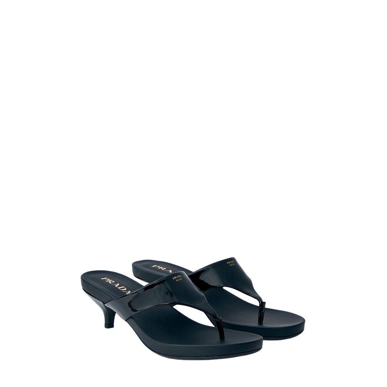 PRADA Black Thong Sandals New And Authentic (Women's size:7;
