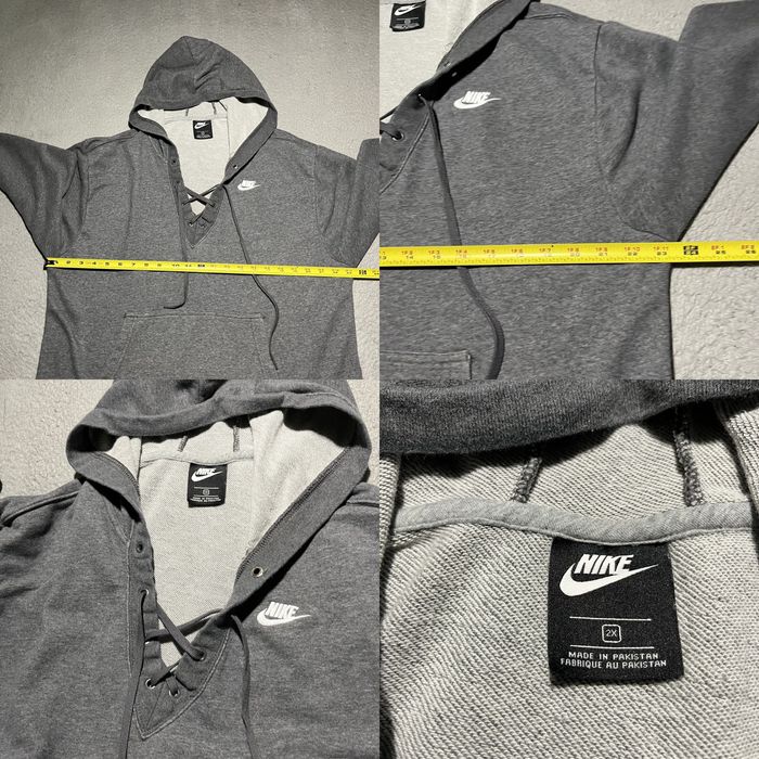 Nike lace up sales hoodie xxl