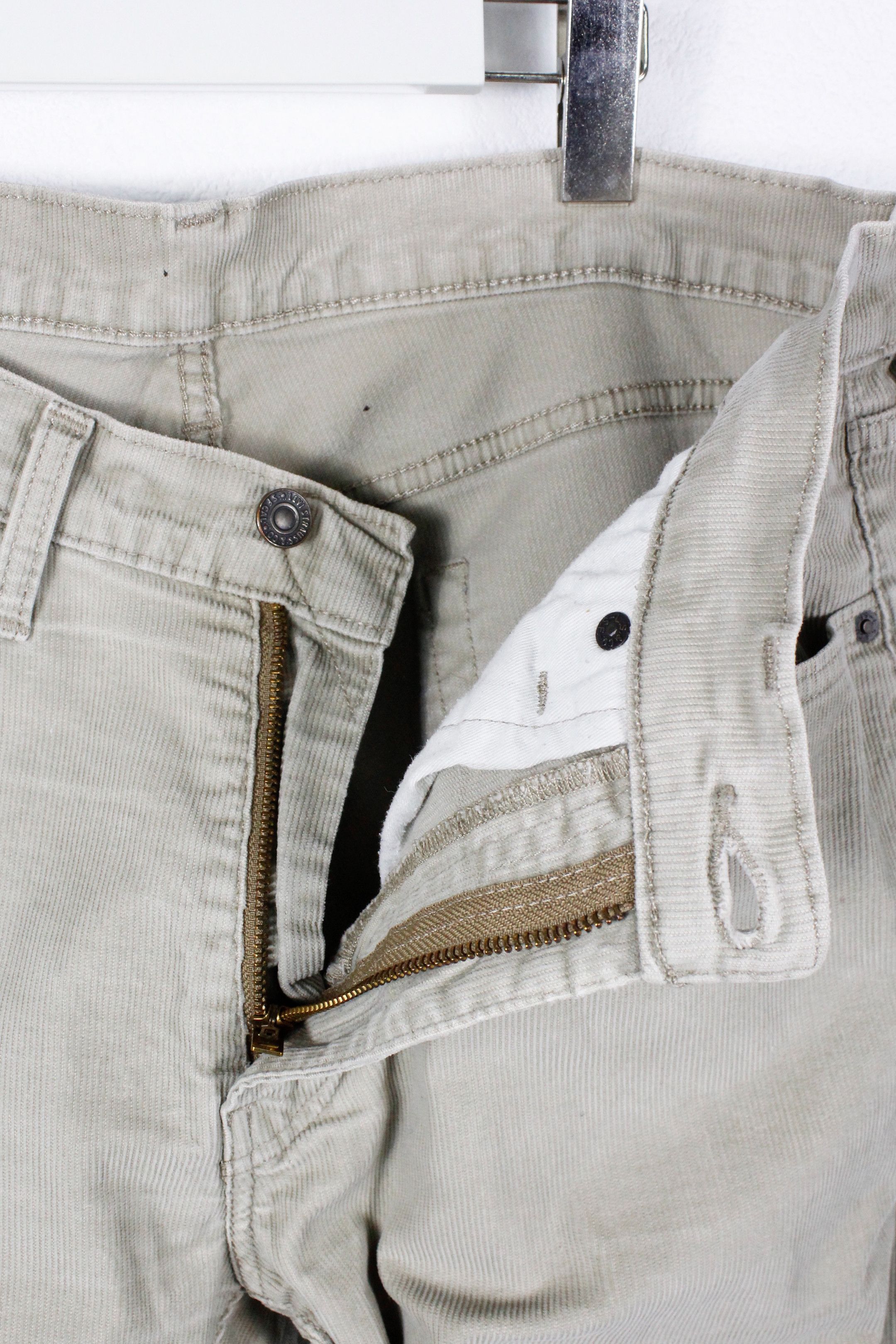 Levi's × Levi's Vintage Clothing Levi's 514 Big E Beige Corduroy Velvet Denim Pants Size US 34 / EU 50 - 7 Thumbnail