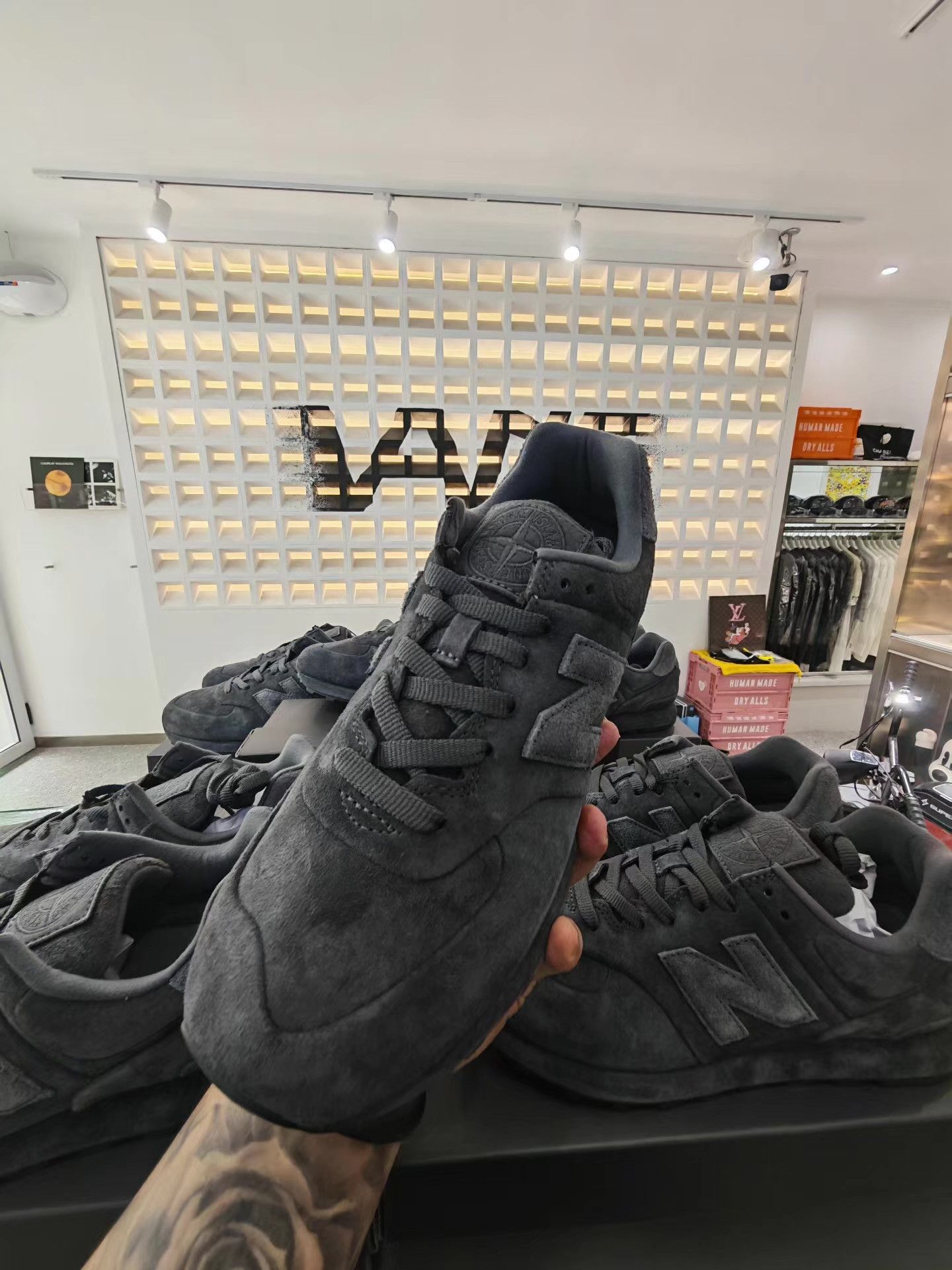 Stone Island Stone Island x New Balance 25FW Collaborative Sneakers Q15 Size US 8.5 / EU 41-42 - 1 Thumbnail