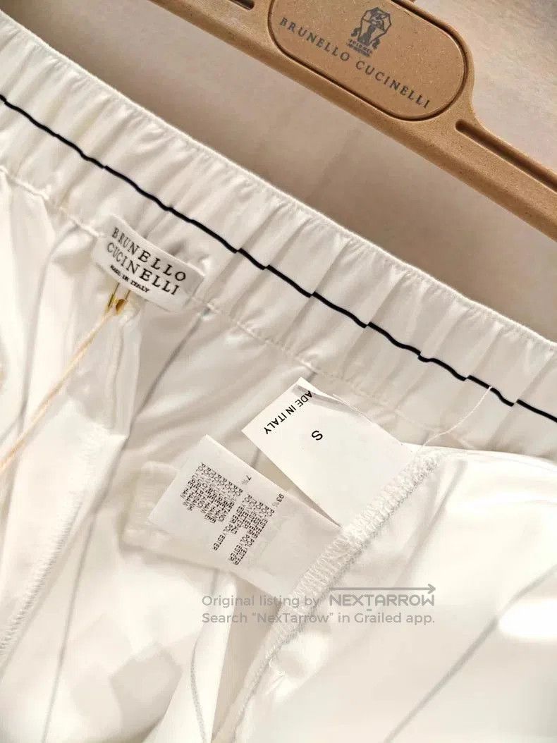 Brunello Cucinelli Brunello Cucinelli Striped Sports Shorts. Size US 26 / EU 42 - 6 Thumbnail