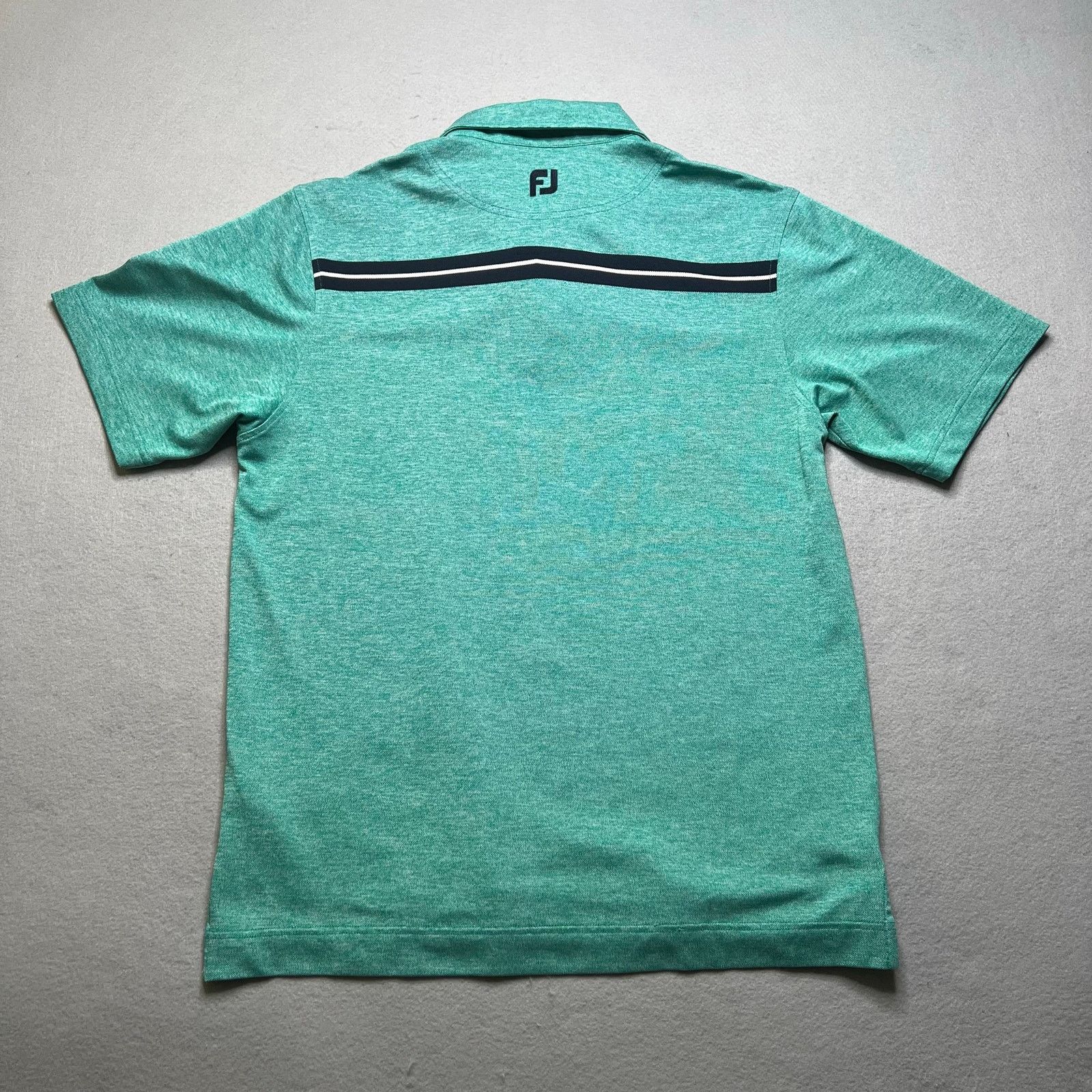 Footjoy FootJoy FJ Golf Polo Shirt Men’s Medium Green Striped sport Size US M / EU 48-50 / 2 - 6 Thumbnail
