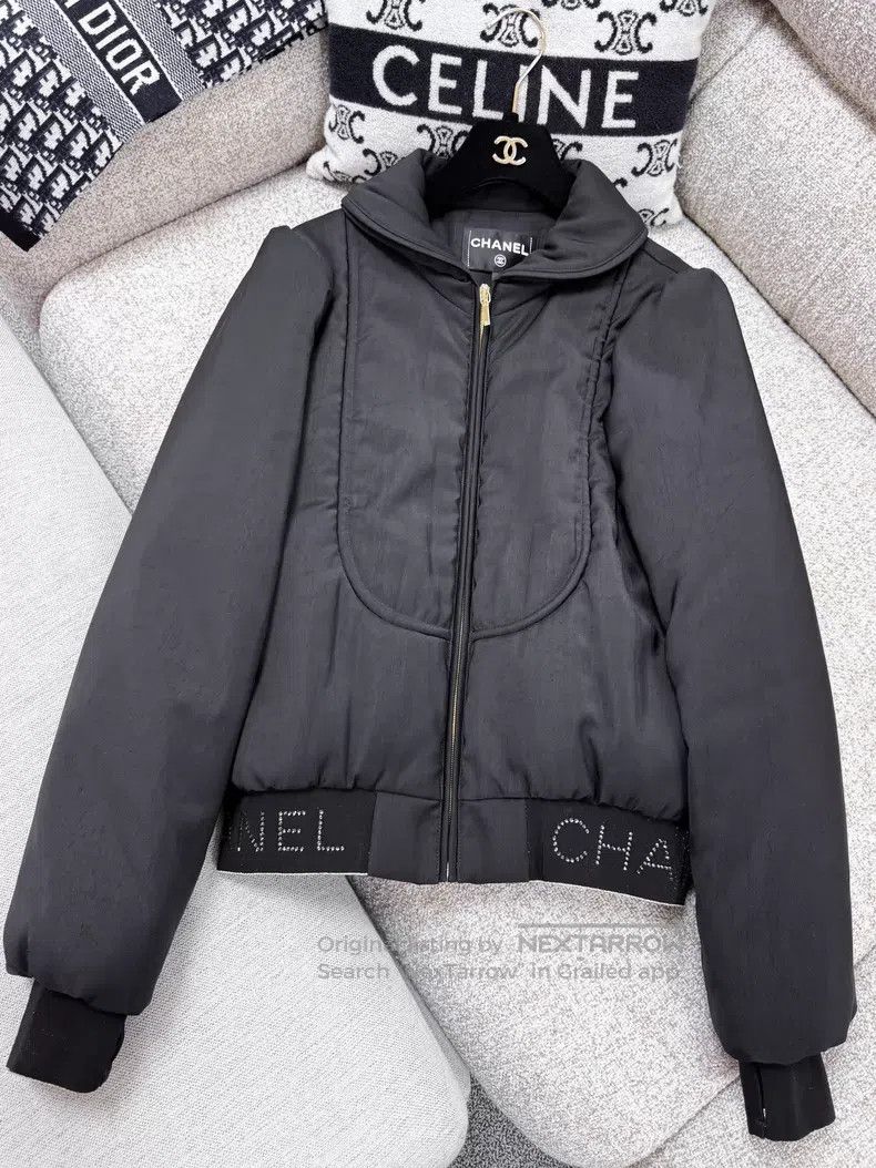 Chanel Chanel Doll collar thin glitter long-sleeved cotton jacket Size XXS / US 00 / IT 34 - 3 Thumbnail