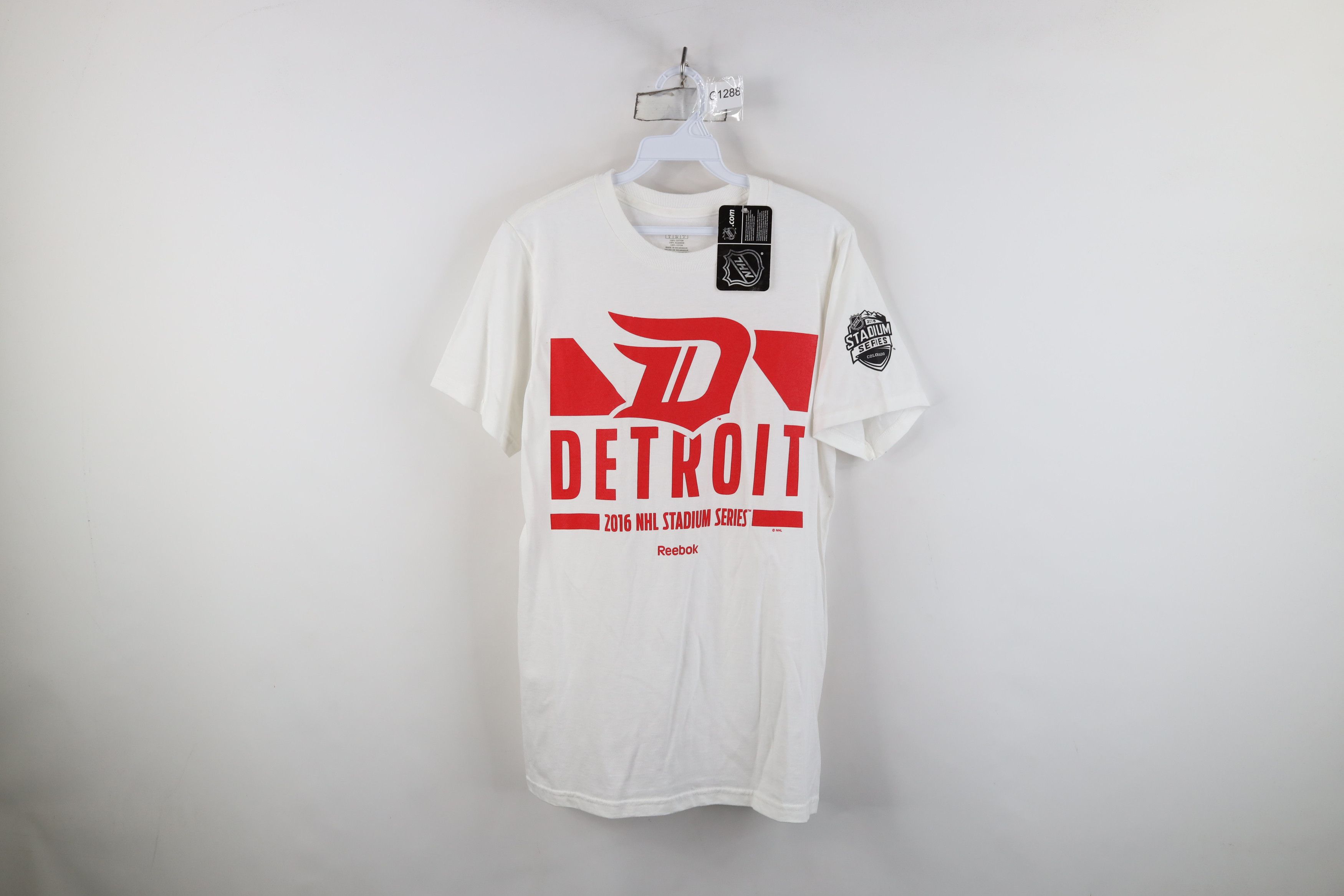 Reebok New Reebok Series Detroit Red Wings Hockey T-Shirt White Size US S / EU 44-46 / 1 - 1 Thumbnail