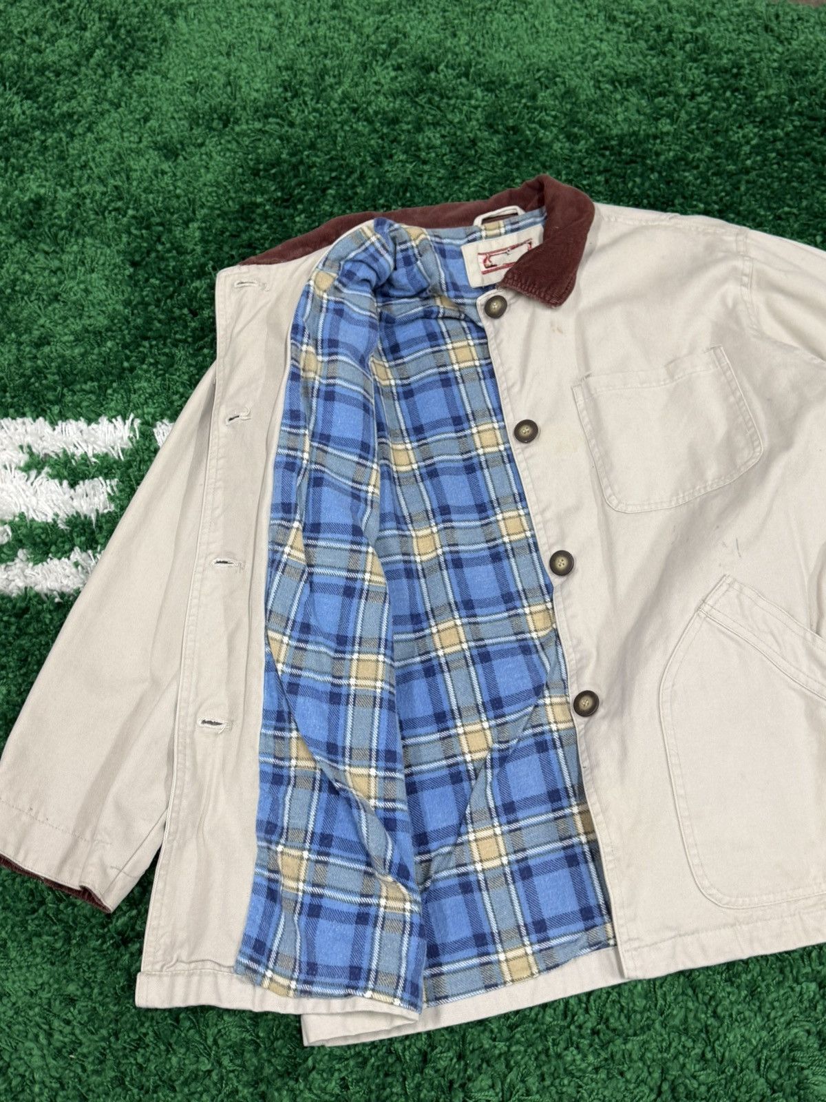 Vintage Vintage Women's Flannel Lined Barn Chore Detroit Coat Jacket Size L / US 10 / IT 46 - 3 Thumbnail