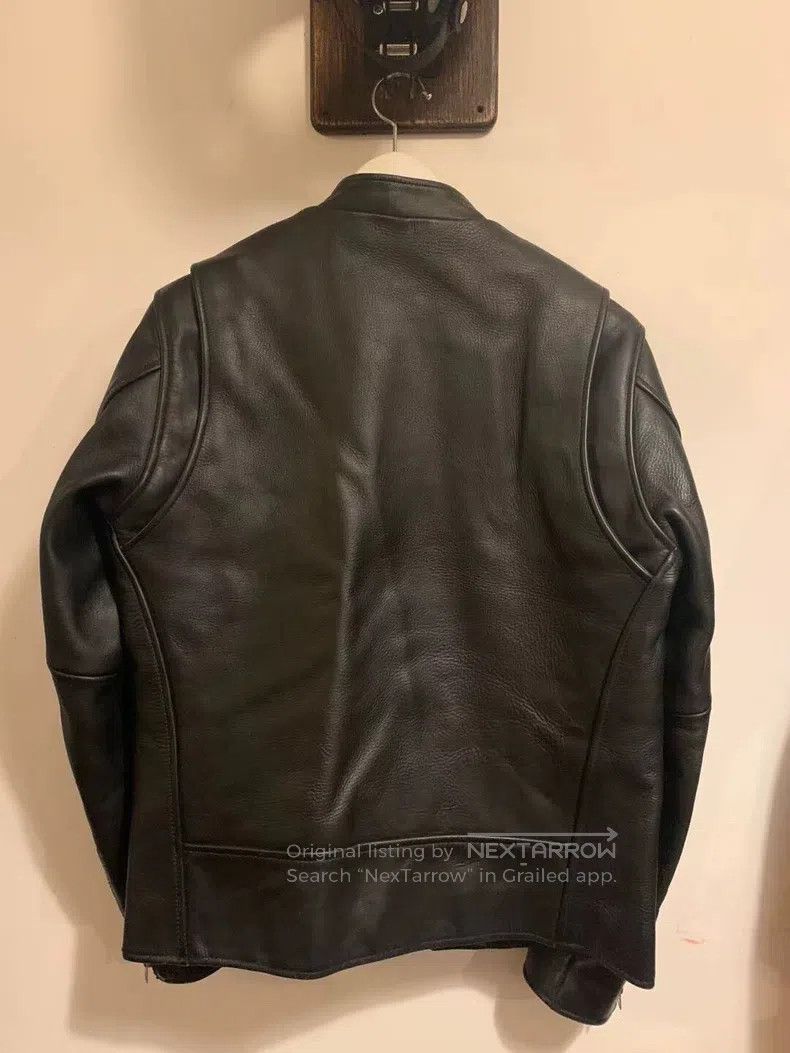 Schott Schott Retro stand-up collar motorcycle leather jacket Size US M / EU 48-50 / 2 - 3 Thumbnail