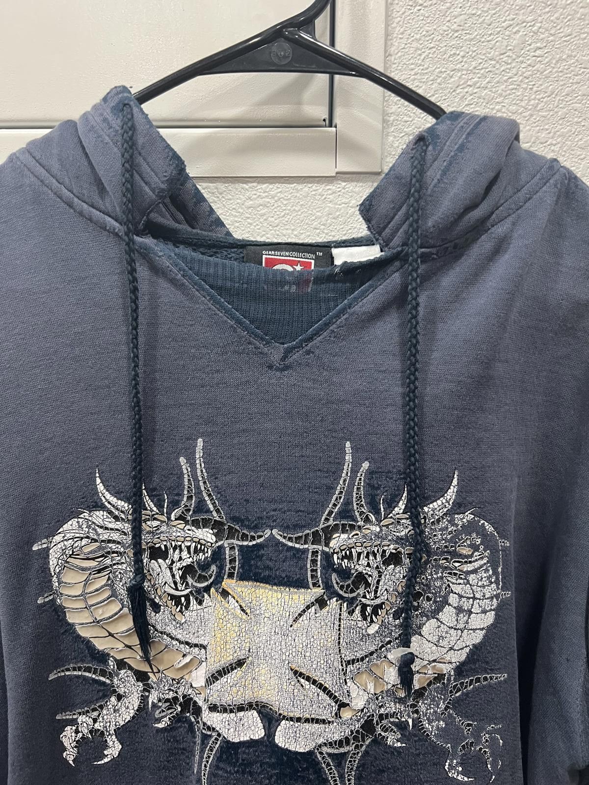Other Y2K Afterhood Thrashed Dragon Hoodie Size US L / EU 52-54 / 3 - 4 Thumbnail